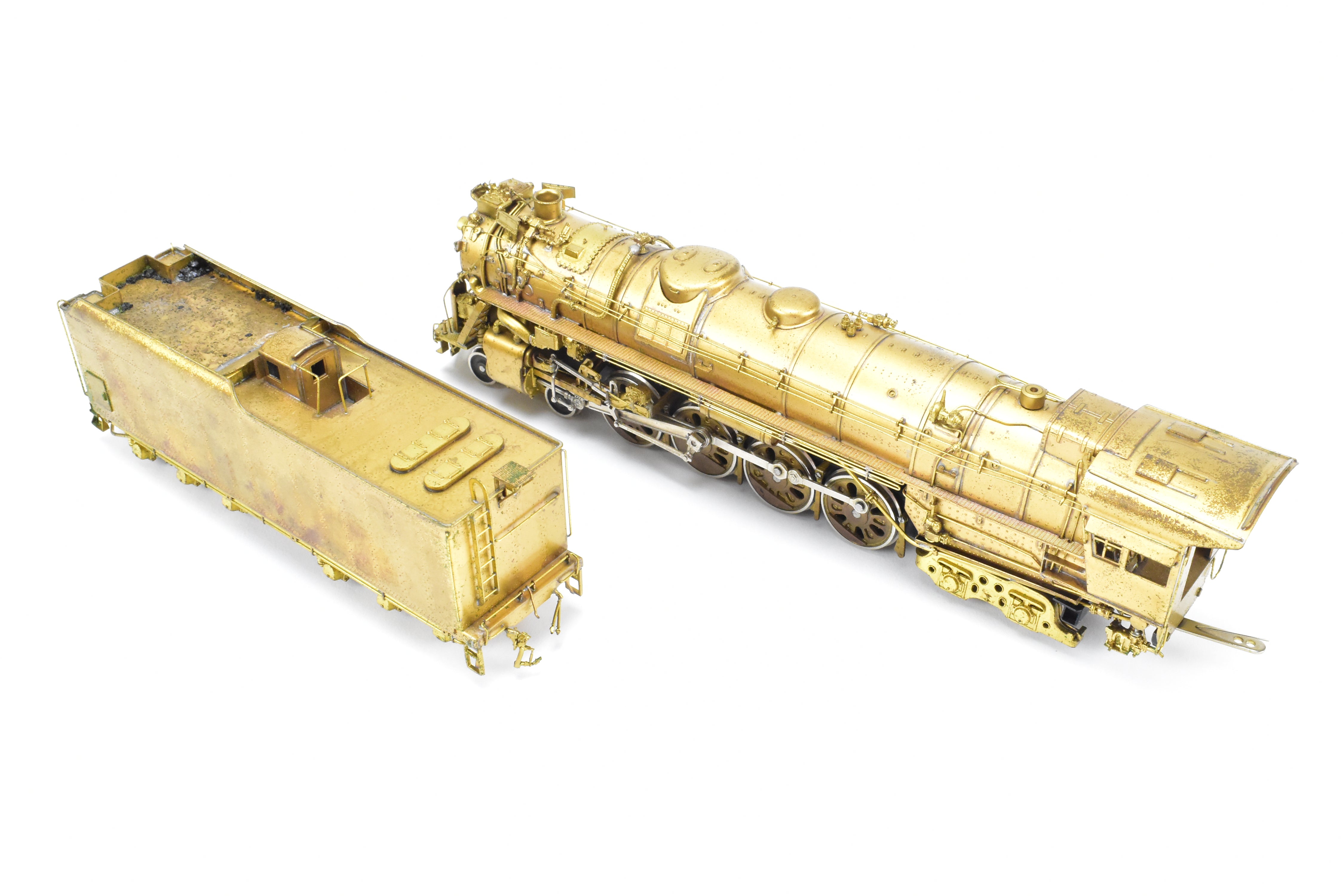 HO Scale Brass PFM - Fujiyama Missouri Pacific 4-8-4 2200 Class Steam Locomotive Model - As Is Condition