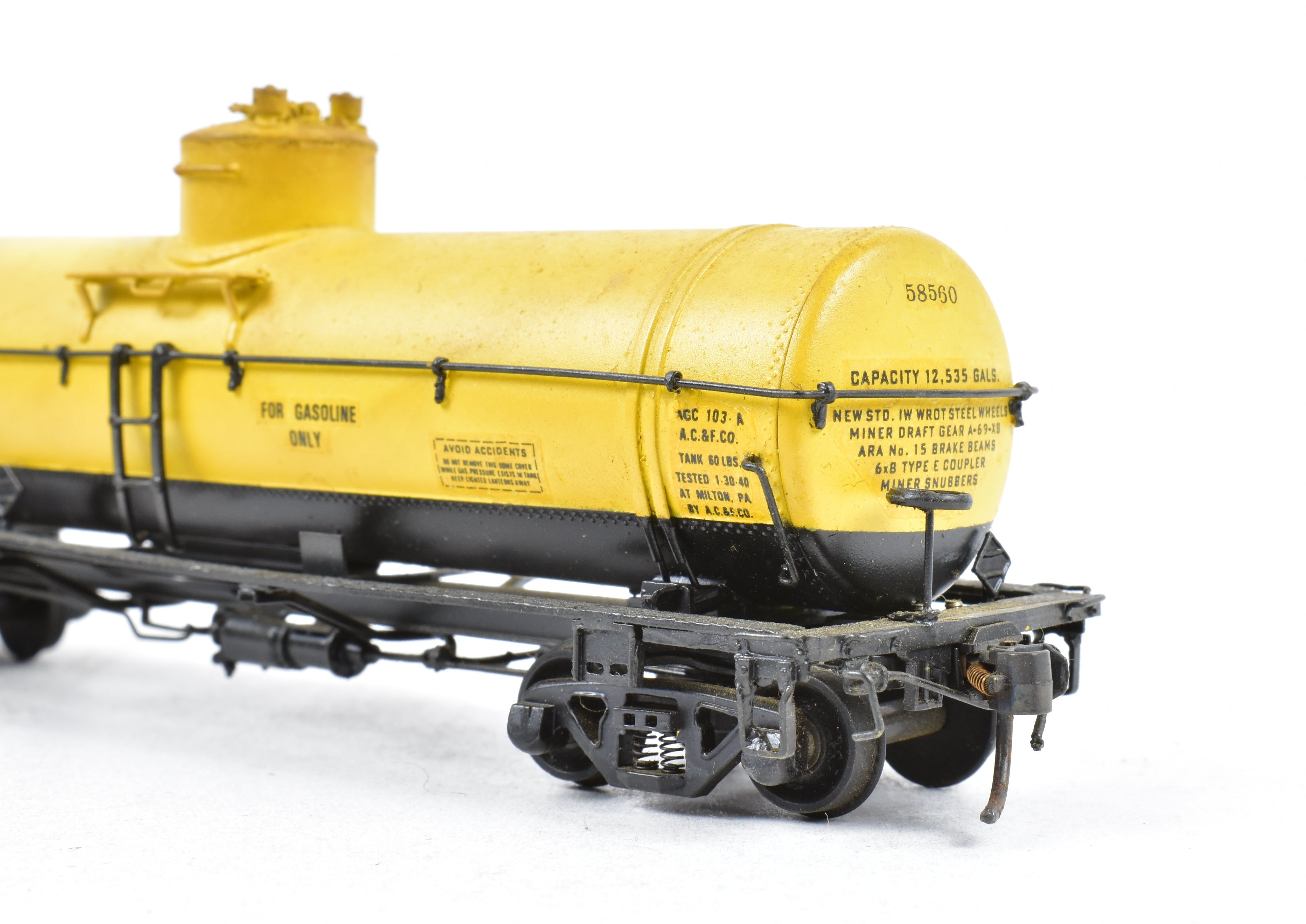 Custom Painted HO Brass Southern Pacific O - 50 - 12 Tank Car by Pecos River