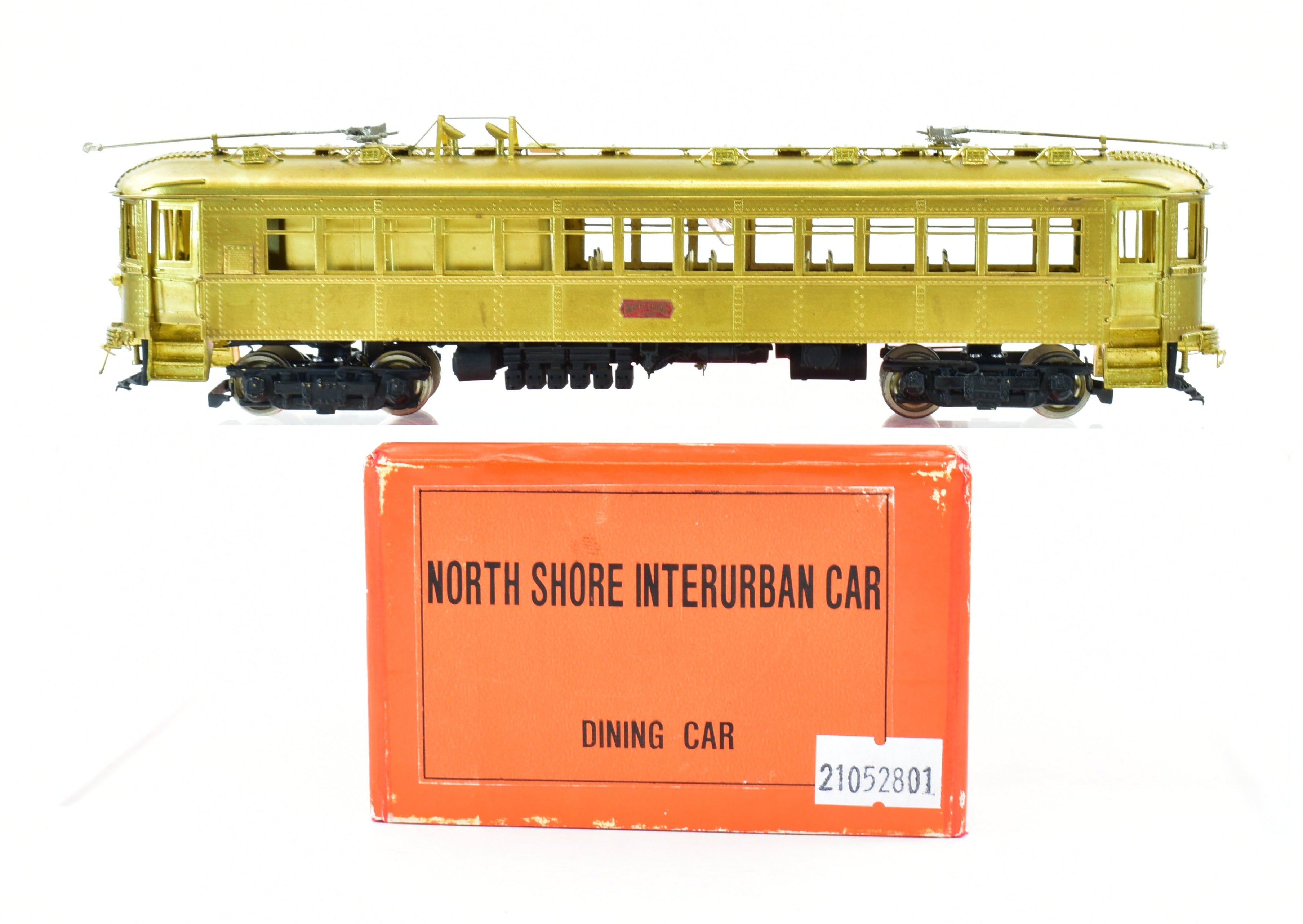 1980s Jin Hueng-built HO Brass Nickel Plate NSL Interurban Dining Car Model