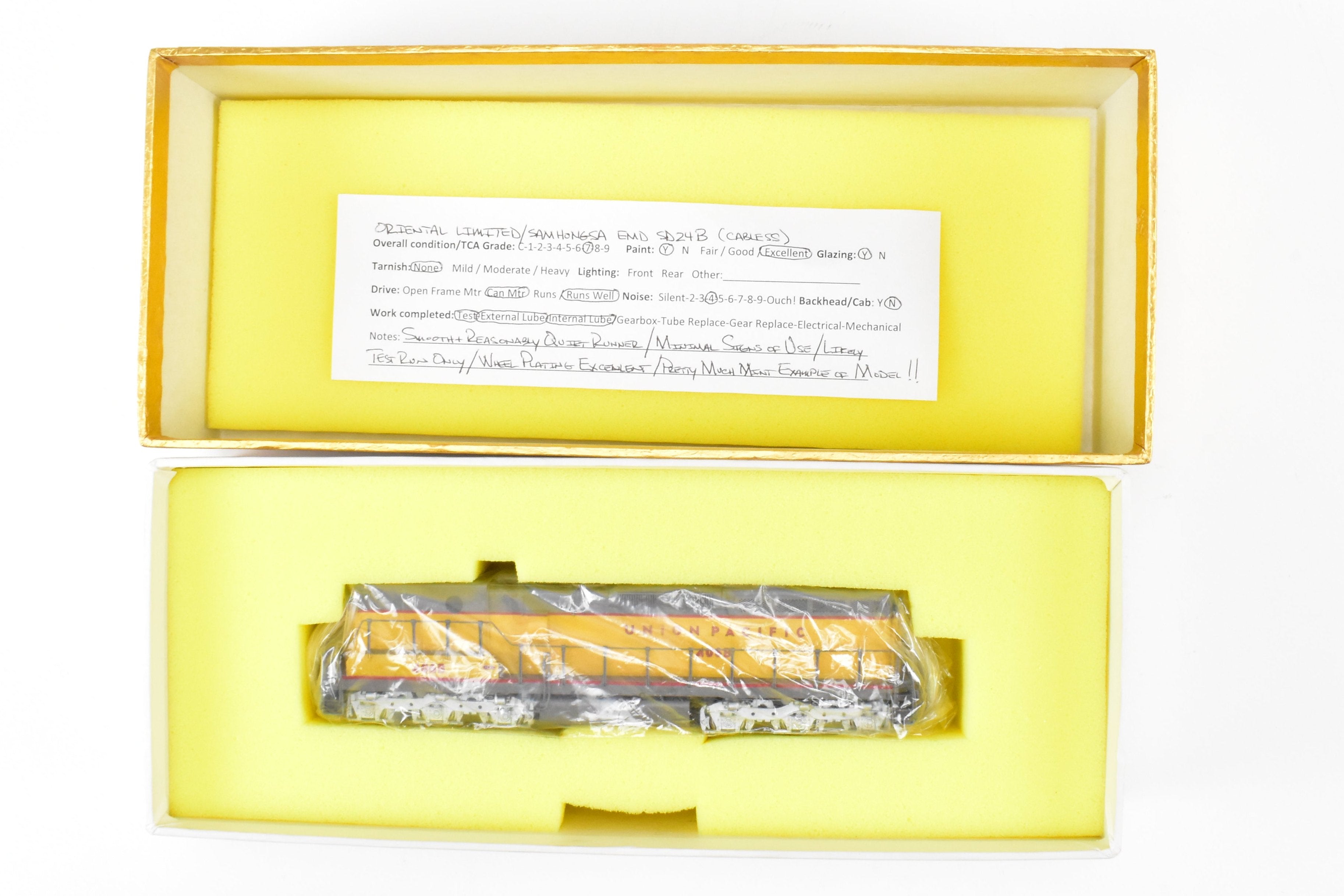 HO Brass Oriental Limited Union Pacific EMD SD24B 2400 HP Cabless Model #406B