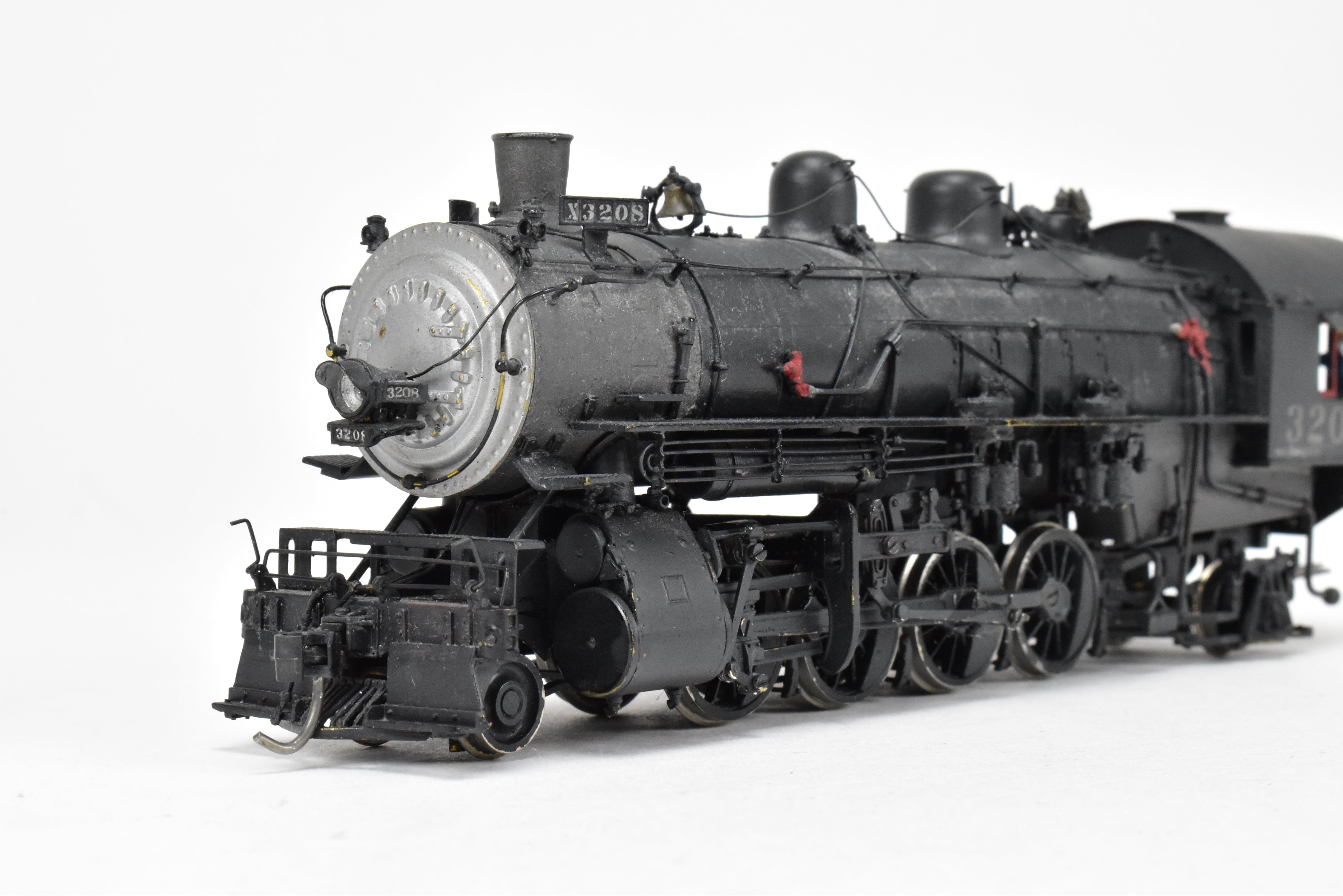 HO Brass Sunset Models SP - Southern Pacific MK - 2 2 - 8 - 2 CP #3208 with Light Weathering