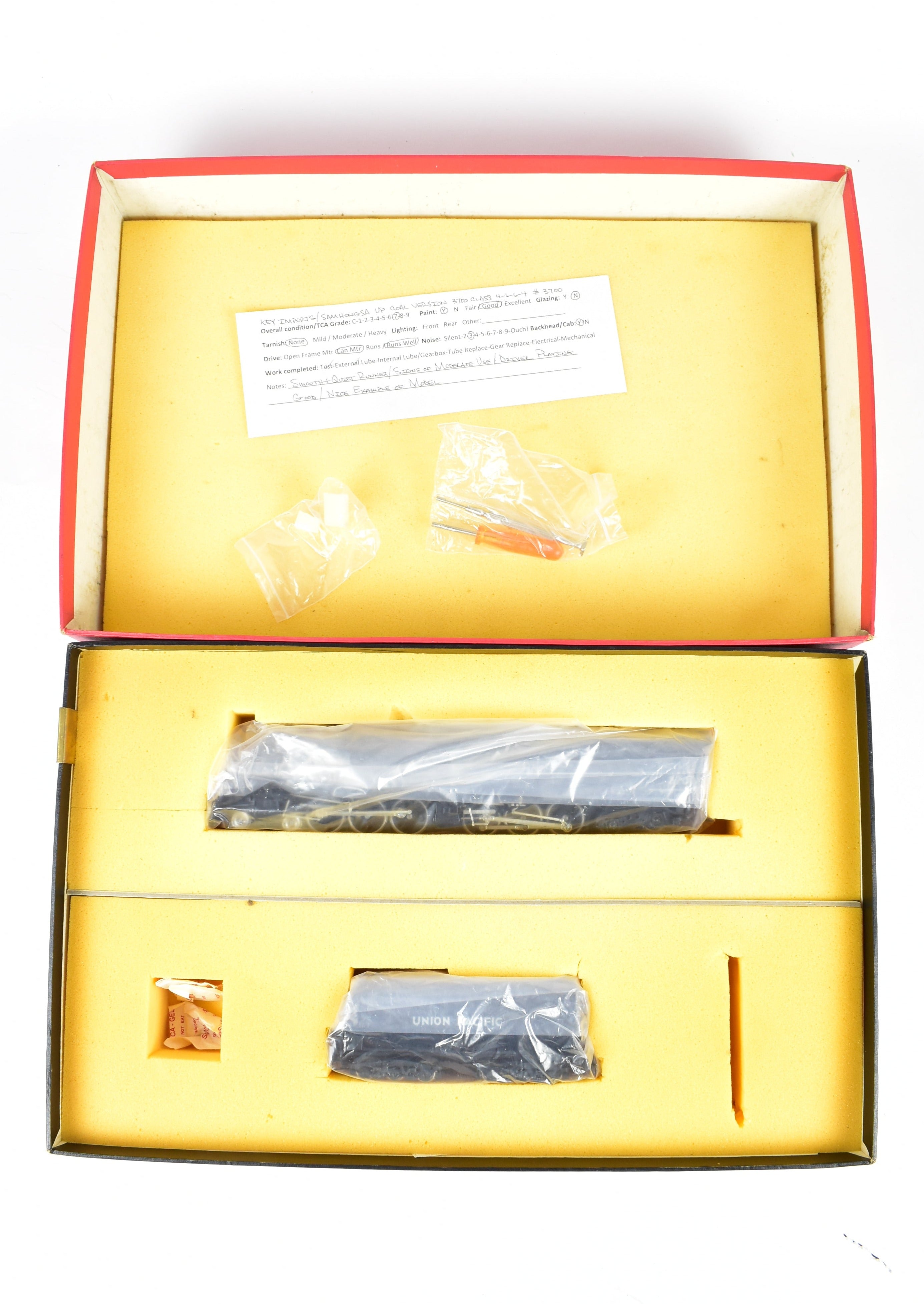 HO Brass Key Imports UP - 1984 Union Pacific 3700 Class 4-6-6-4 Challenger Coal Locomotive, C.S. No. 23 Factory Painted