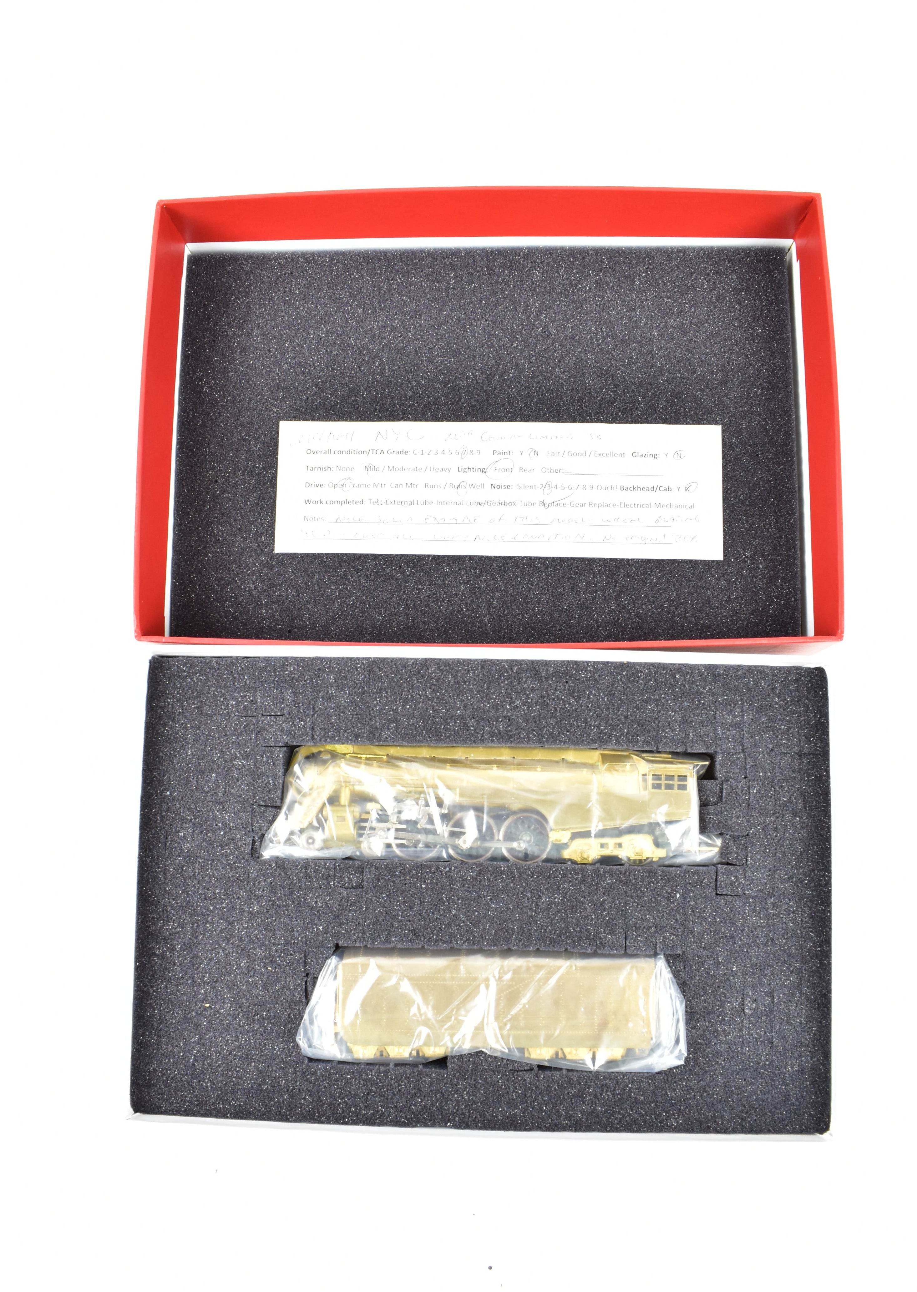 HO Scale Brass LMB Models New York Central J - 3A 4 - 6 - 4 Hudson Streamlined Model Train