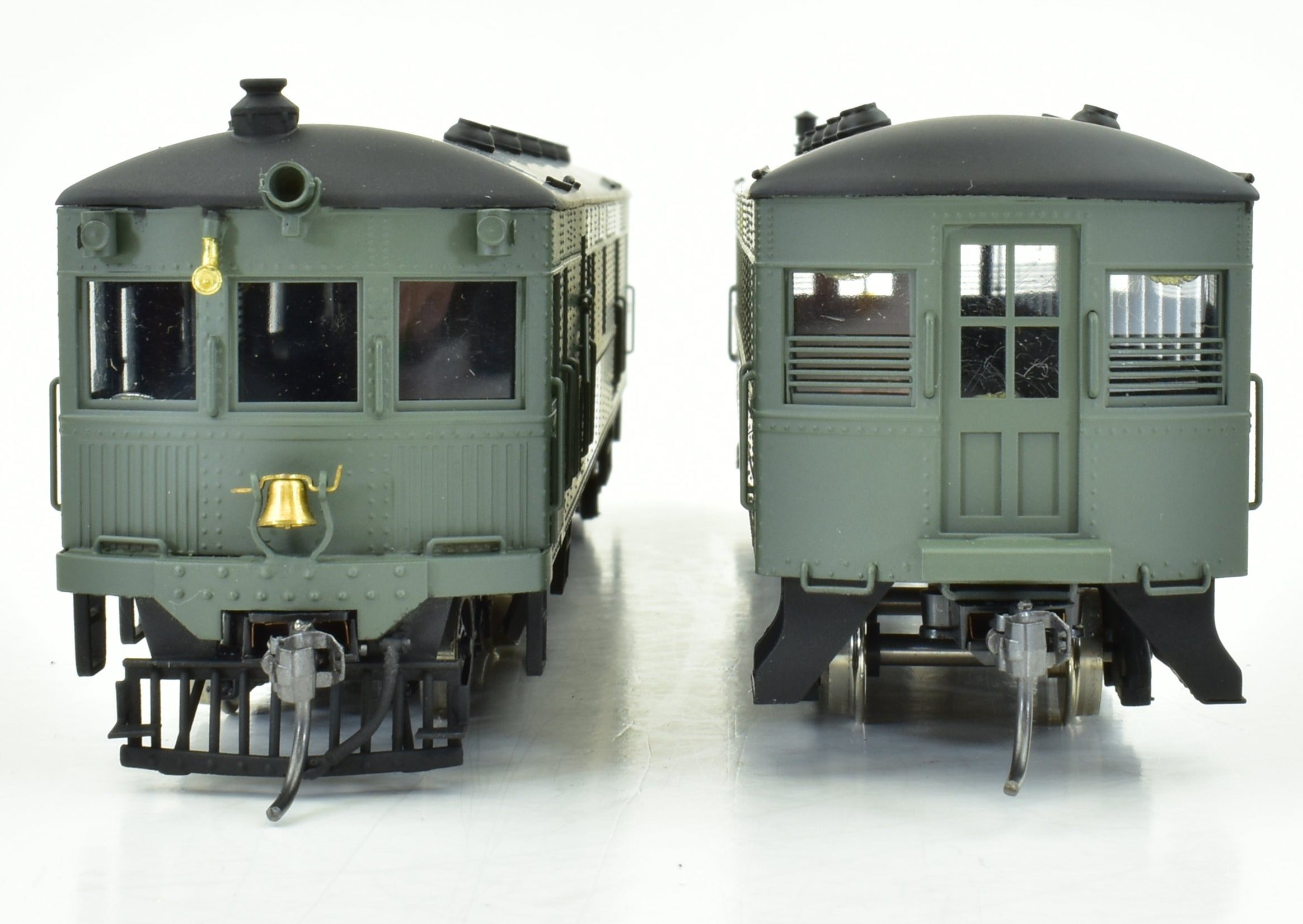 HO Scale Custom Brass Gas Motor Rail Car Set - New York Central 2 Car Set by Brass NJ Custom, Built by Orion in Japan