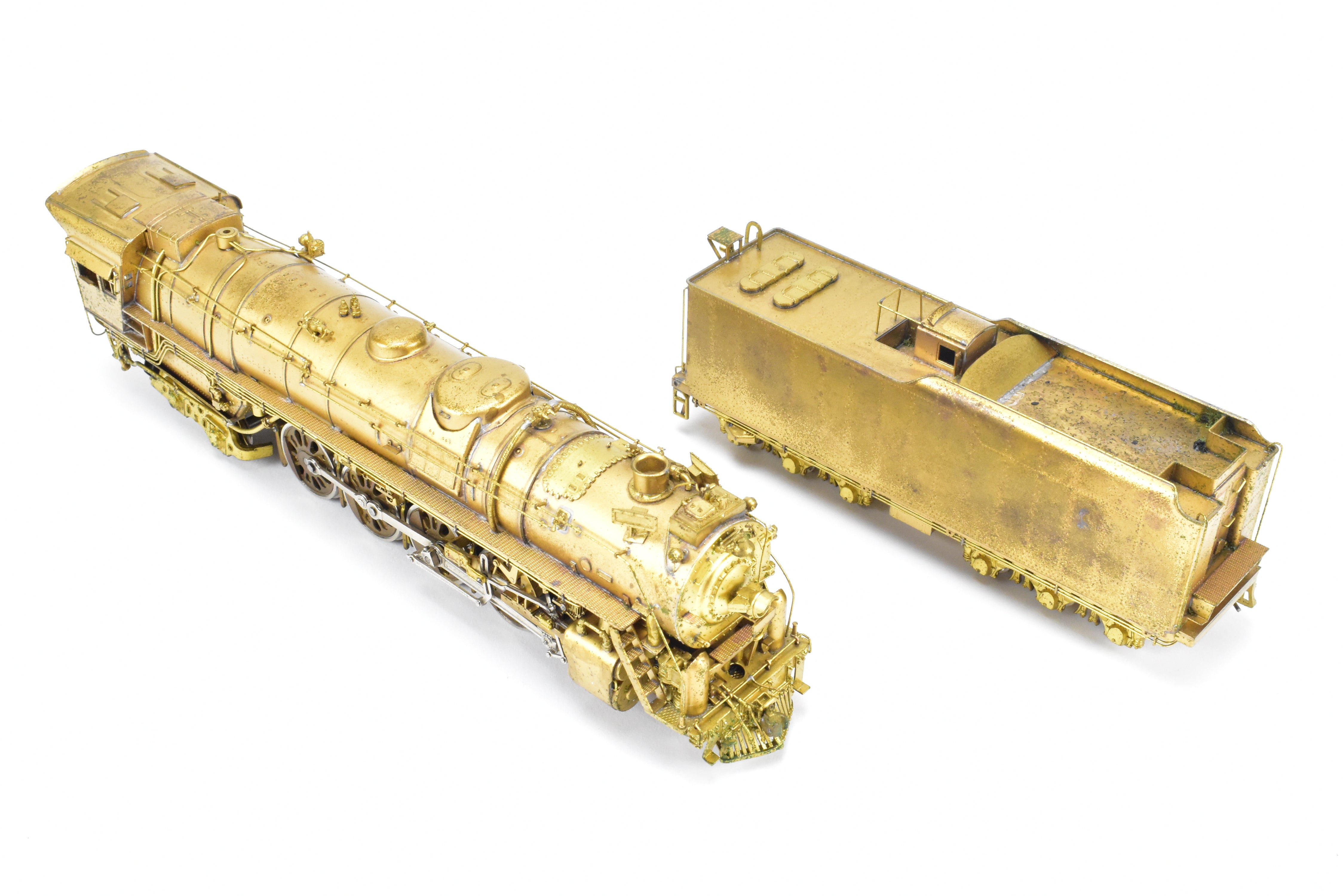 HO Scale Brass PFM - Fujiyama Missouri Pacific 4-8-4 2200 Class Steam Locomotive Model - As Is Condition