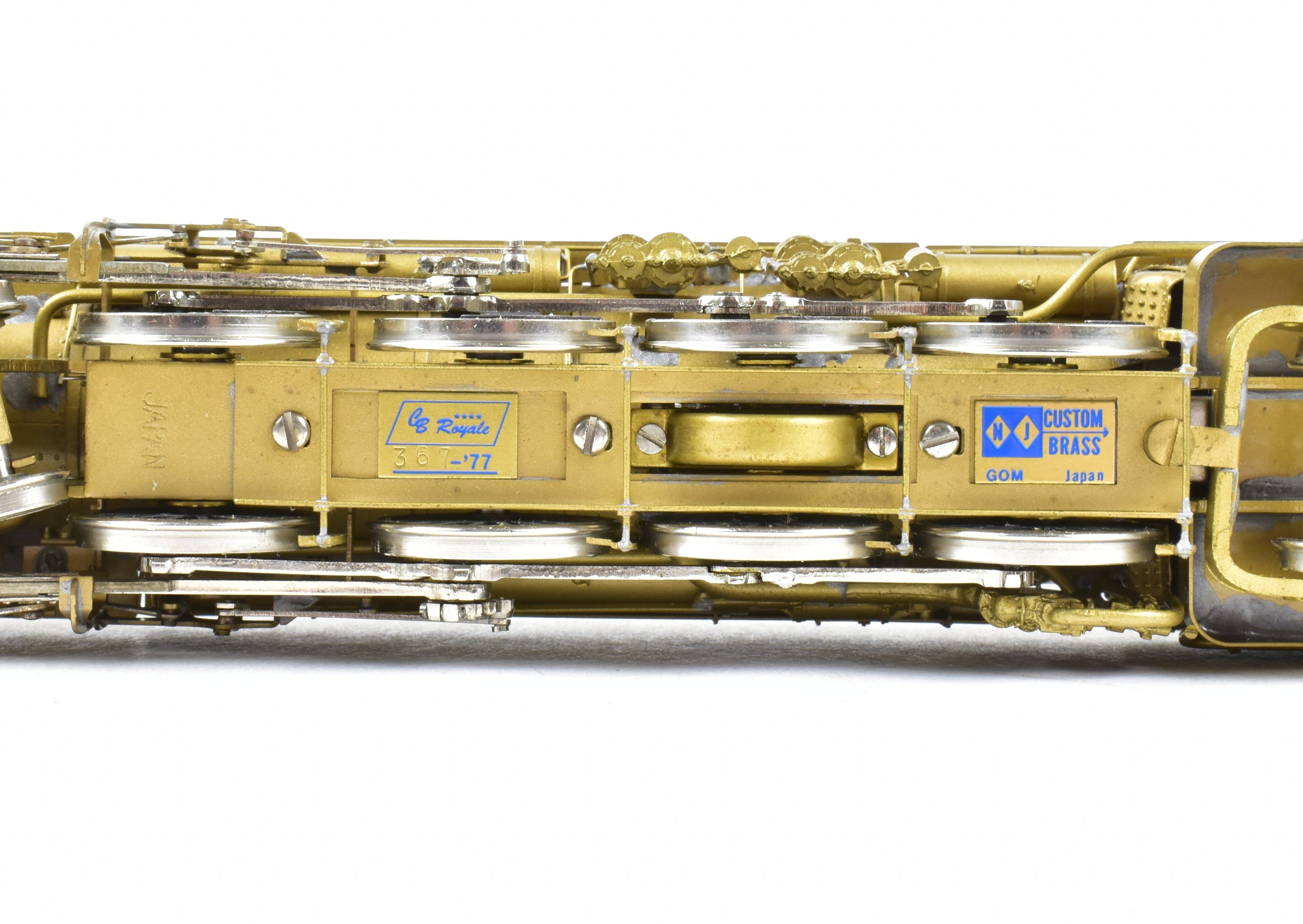 HO Scale Brass Model Train - Northern Pacific Class A 4-8-4 Royale Series, Custom-Built by NJ Custom Brass