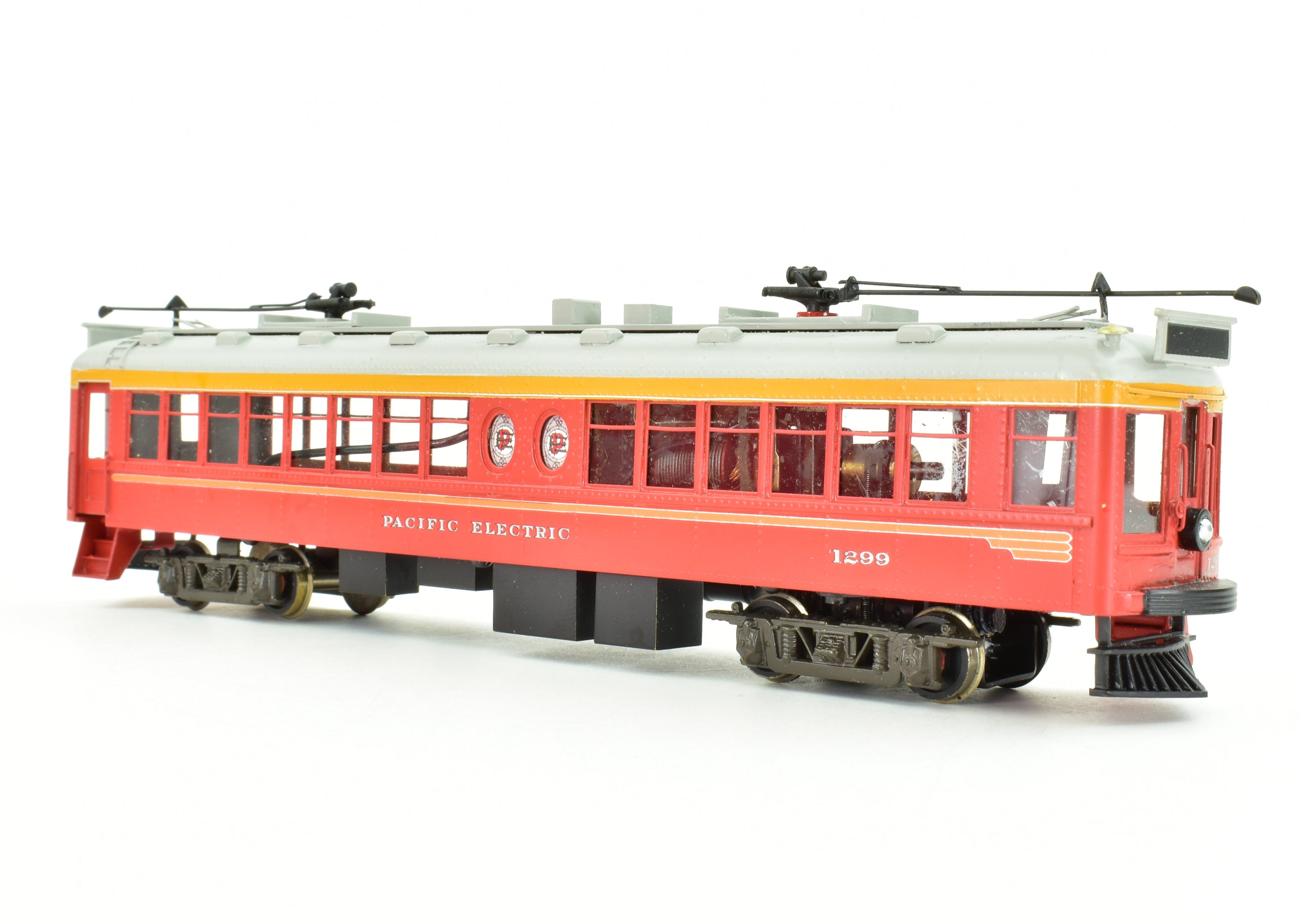 High - Quality HO Scale Brass Suydam Pacific Electric Steel Business Car Model #1299 Professionally Painted and Finished, Presented in ReBoxx Packaging