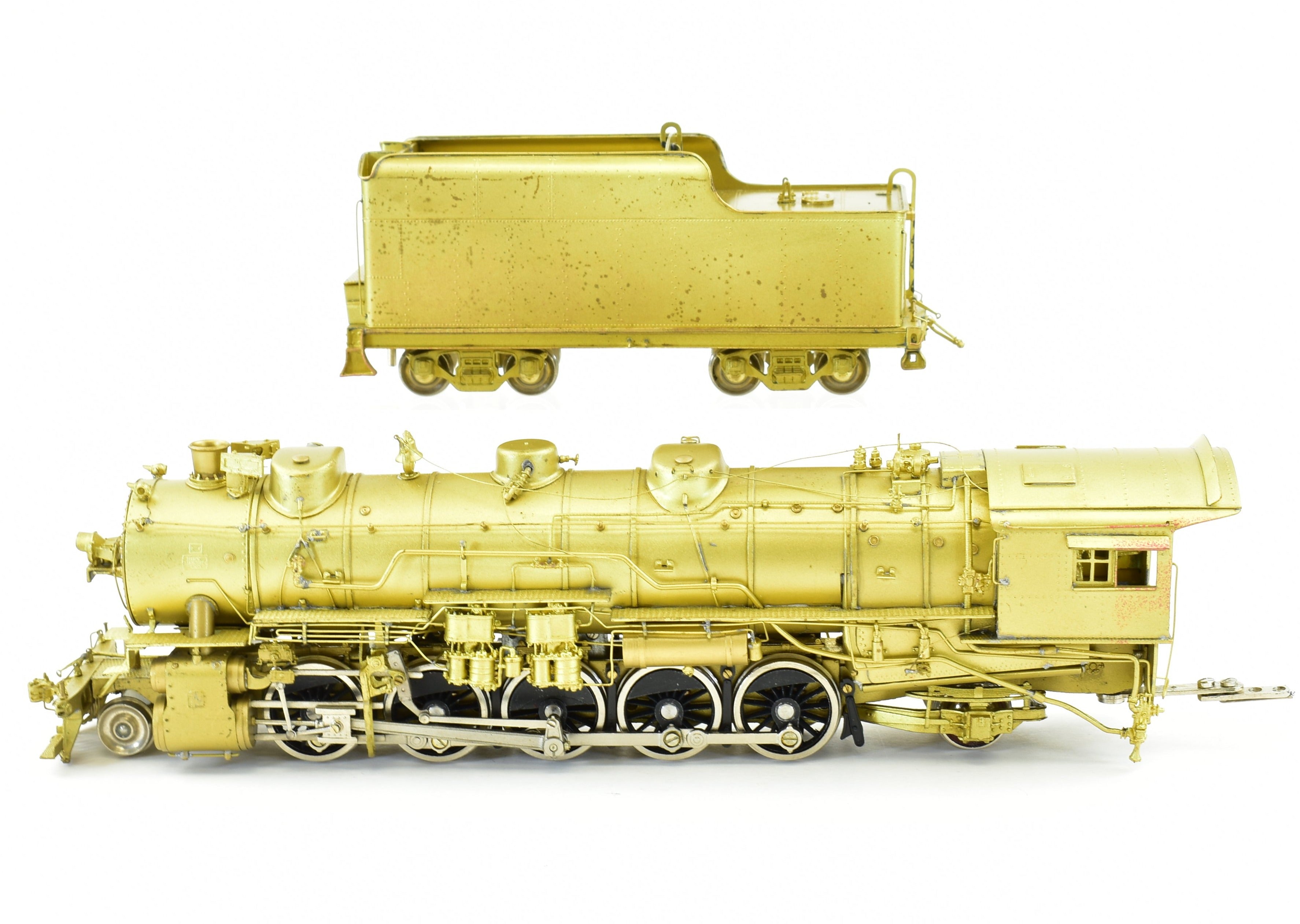 HO Scale Brass Model Train - Sunset Models Missouri Pacific 2-10-2 Locomotive Replica