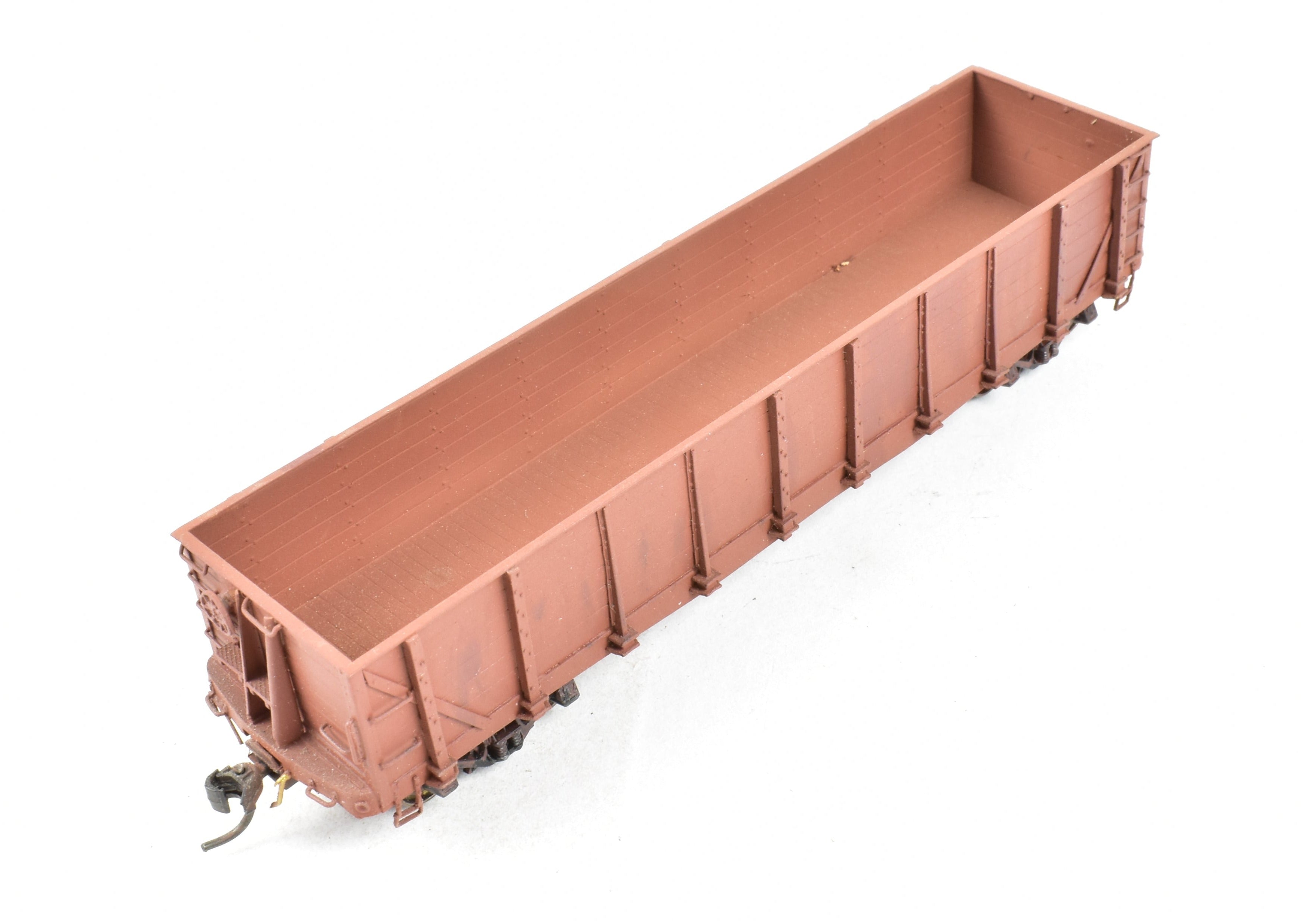 HO Scale Brass Model of Southern Pacific G-70-1/3/5 Sulfur Gondola by Pecos River Brass without Lettering