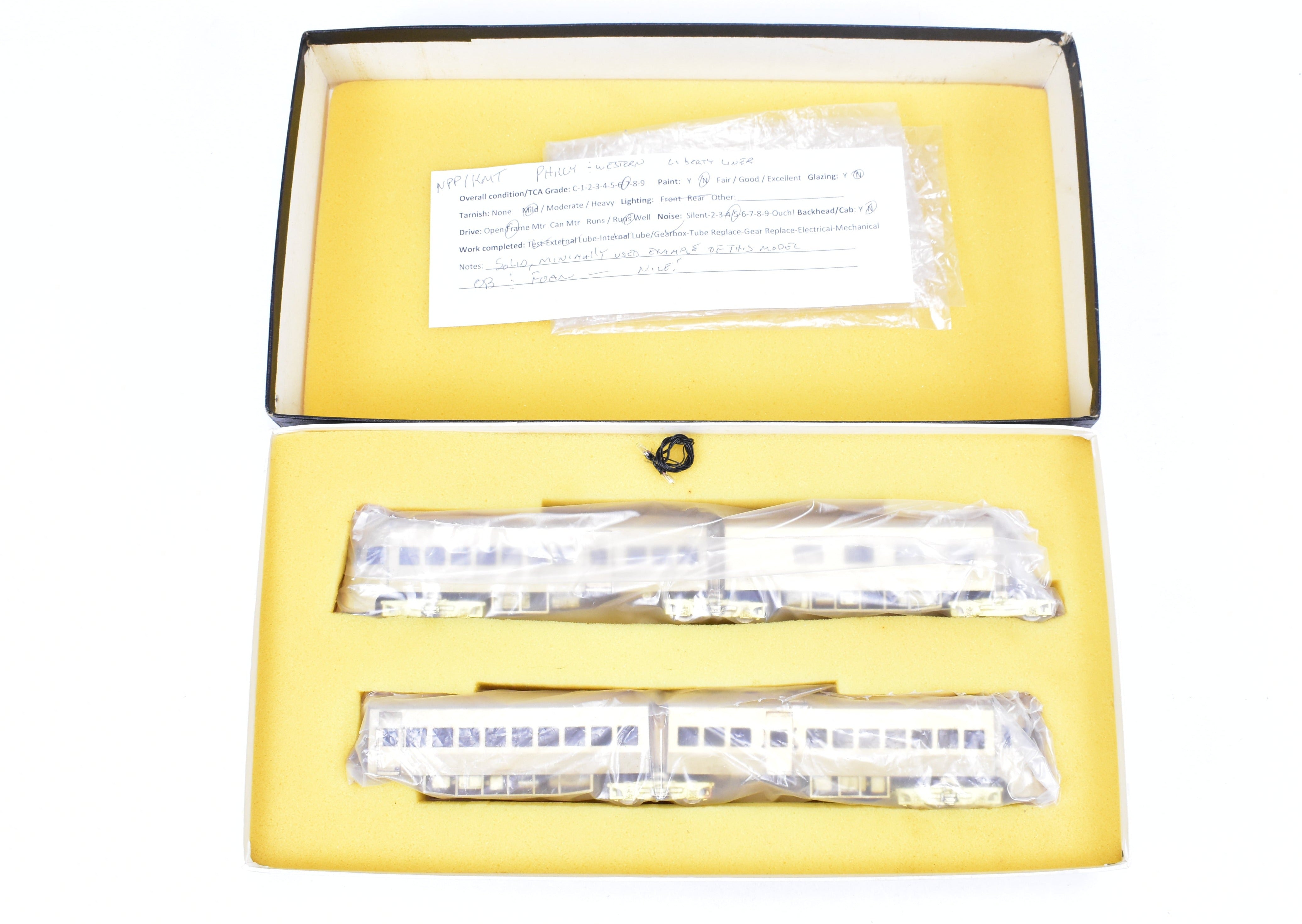 HO Brass NPP Nickel - Plated 4 - Car Liberty Liner Set from Philadelphia & Western