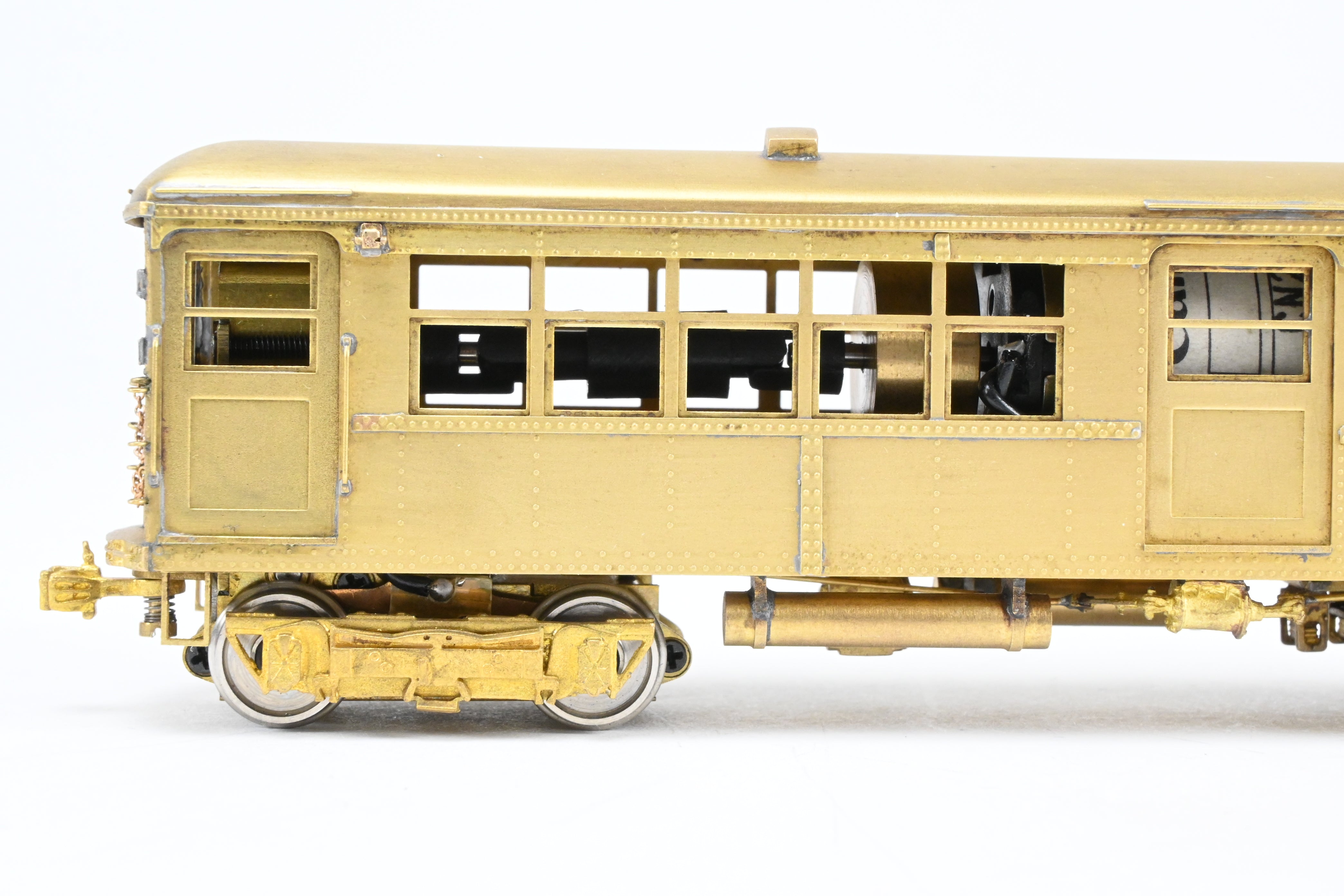 HO Scale Brass Model Train Set - MTS Imports CTA Chicago Transit Authority Modified 4001 - 4250 Series Elevated Cars Two - Car Set