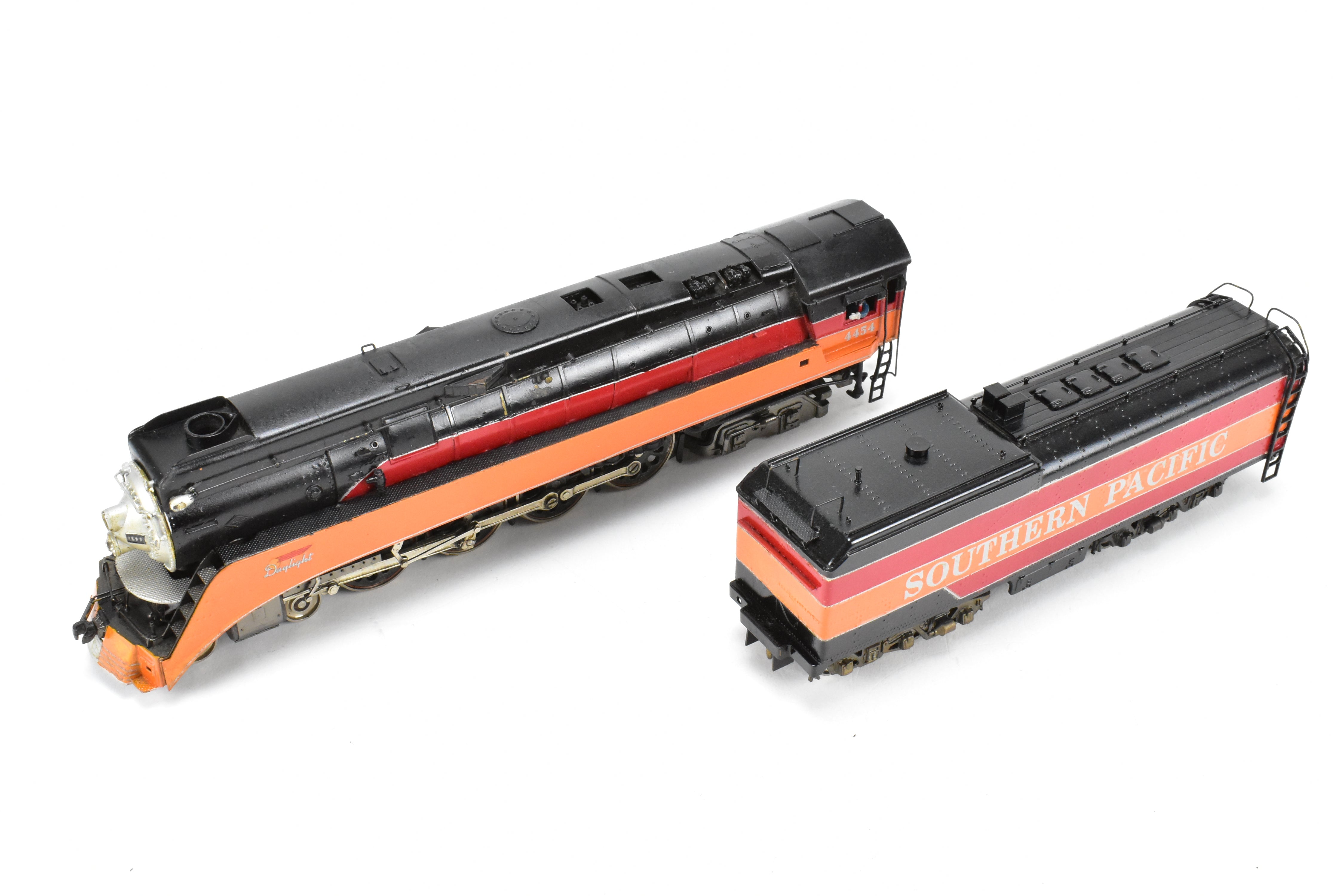 HO Scale Brass Model Train - Max Gray SP Southern Pacific Class GS - 4 4 - 8 - 4 Skirted CP Daylight Locomotive #4454
