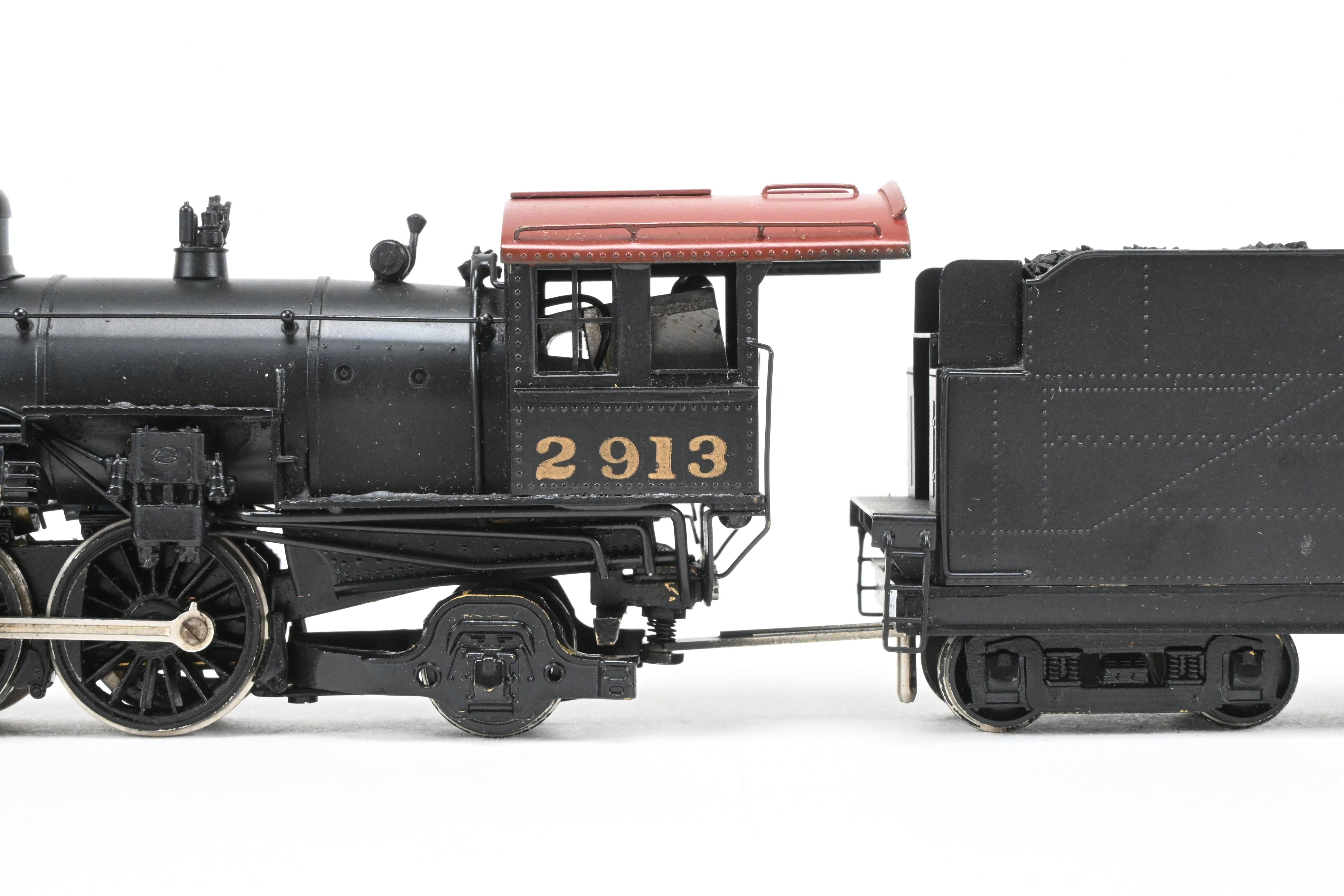 HO Scale Brass LMB Models CB&Q - Burlington Route 4-6-2 S-2 Pacific Type Steam Locomotive Model with Custom Painting
