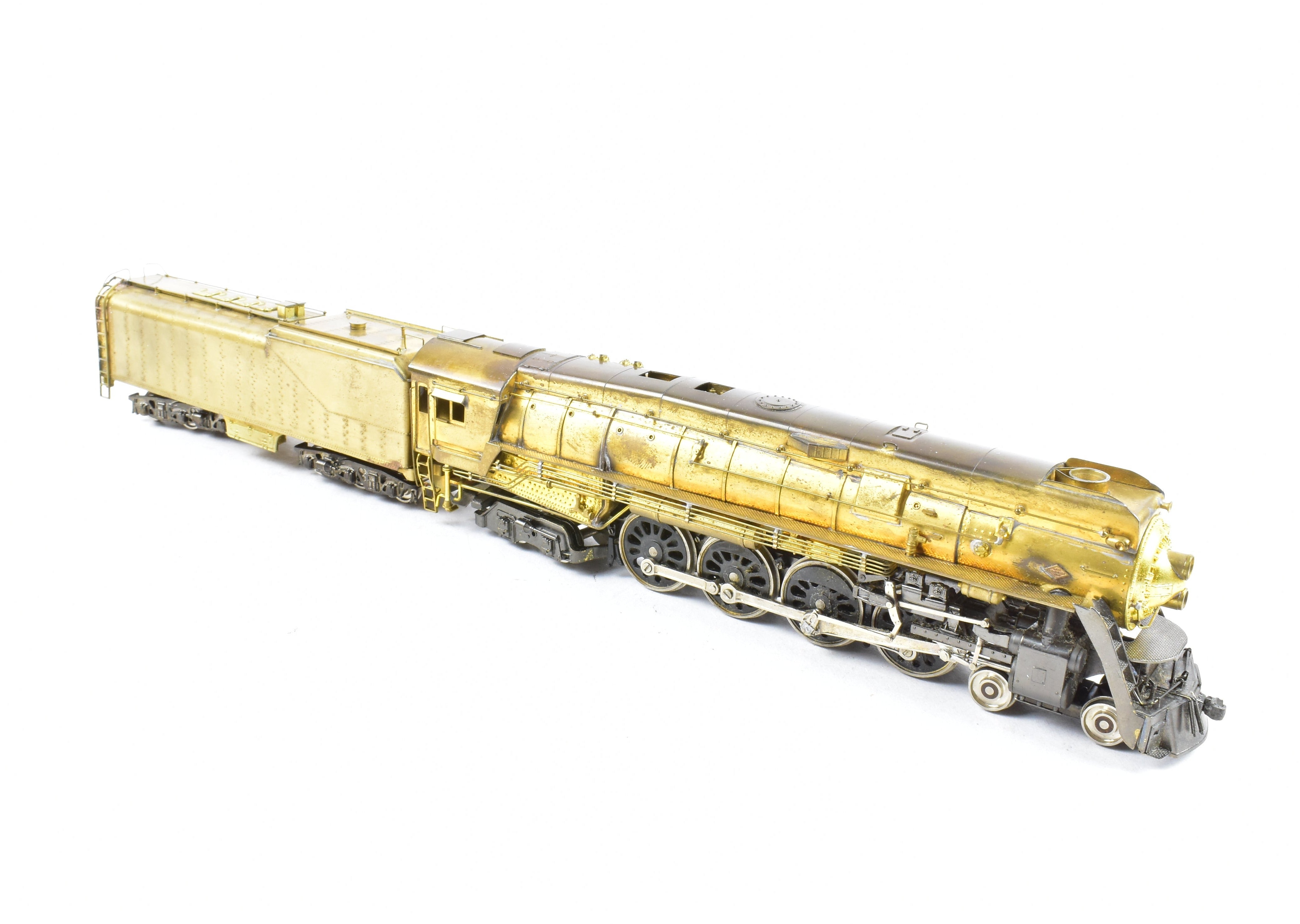 HO Scale Brass Max Gray Model Train - Southern Pacific Class GS - 4 4 - 8 - 4 De - Skirted Locomotive Replica