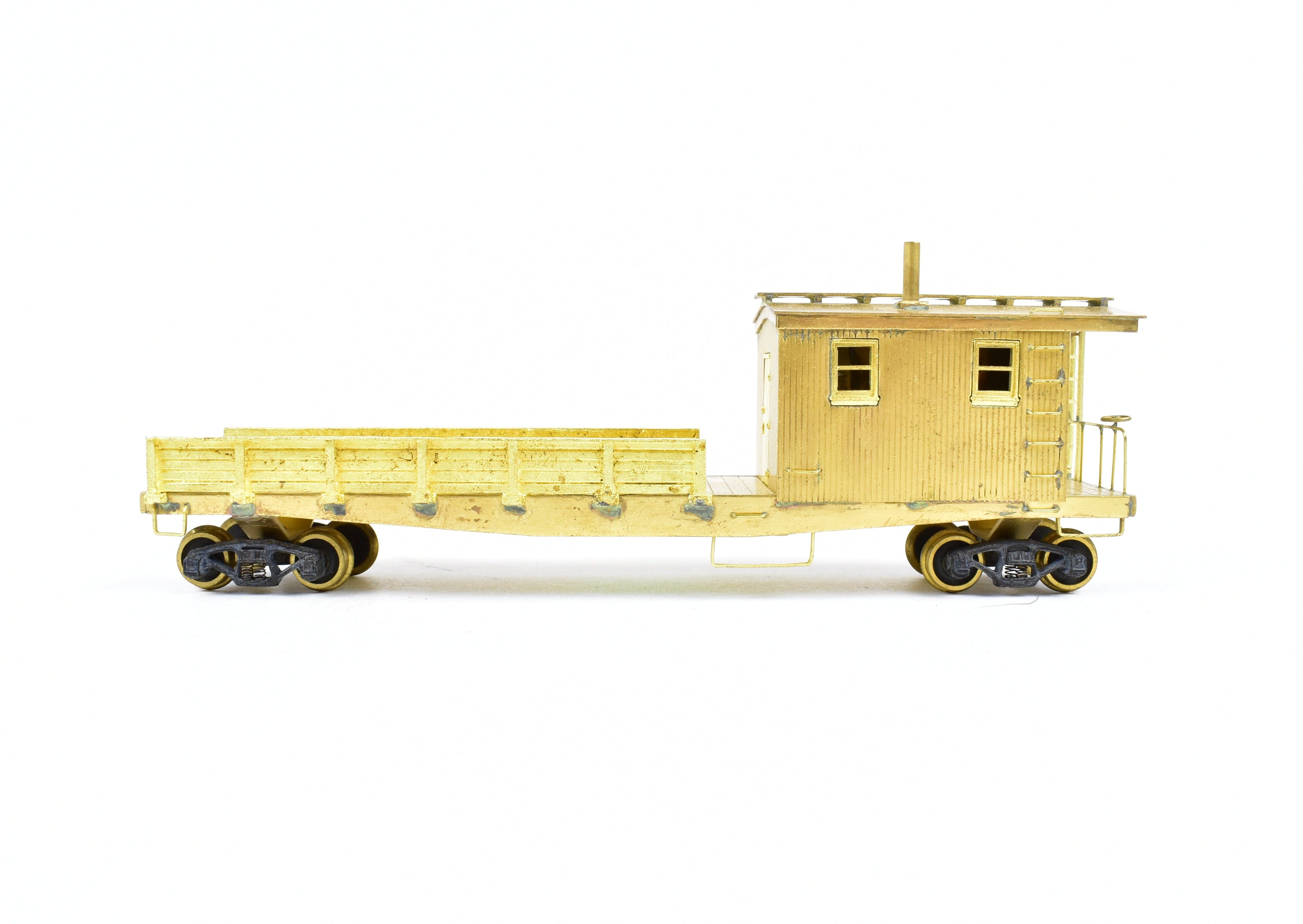 High - Quality HO Scale Brass Lambert Maintenance of Way (MOW) Boom Car for Various Roads