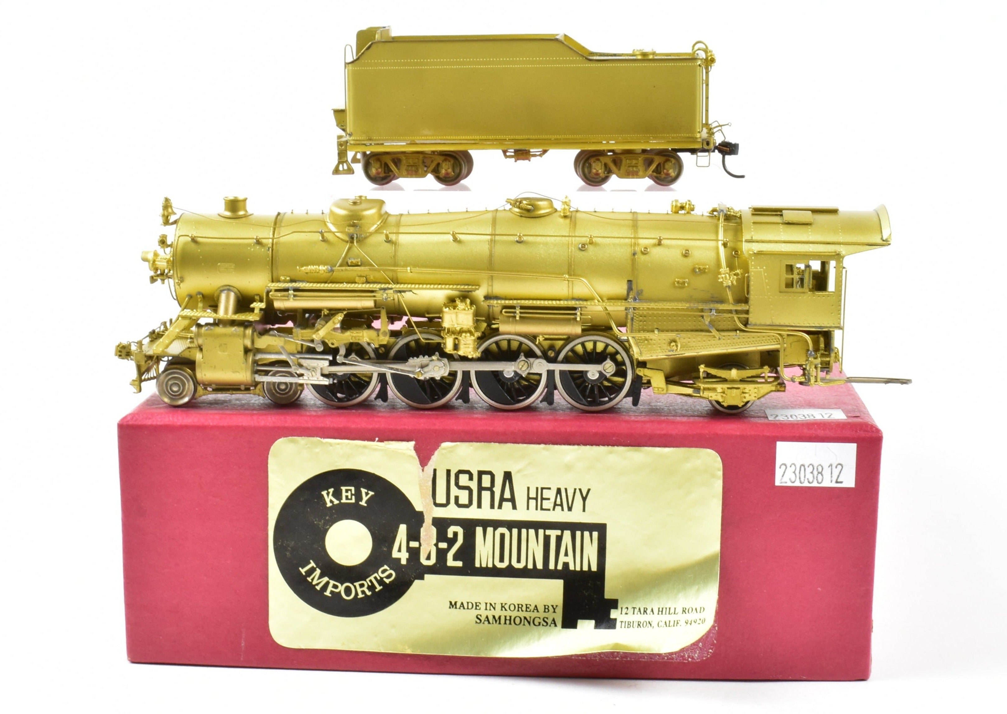 HO Scale Brass 4-8-2 USRA Heavy Mountain Model by Key Imports
