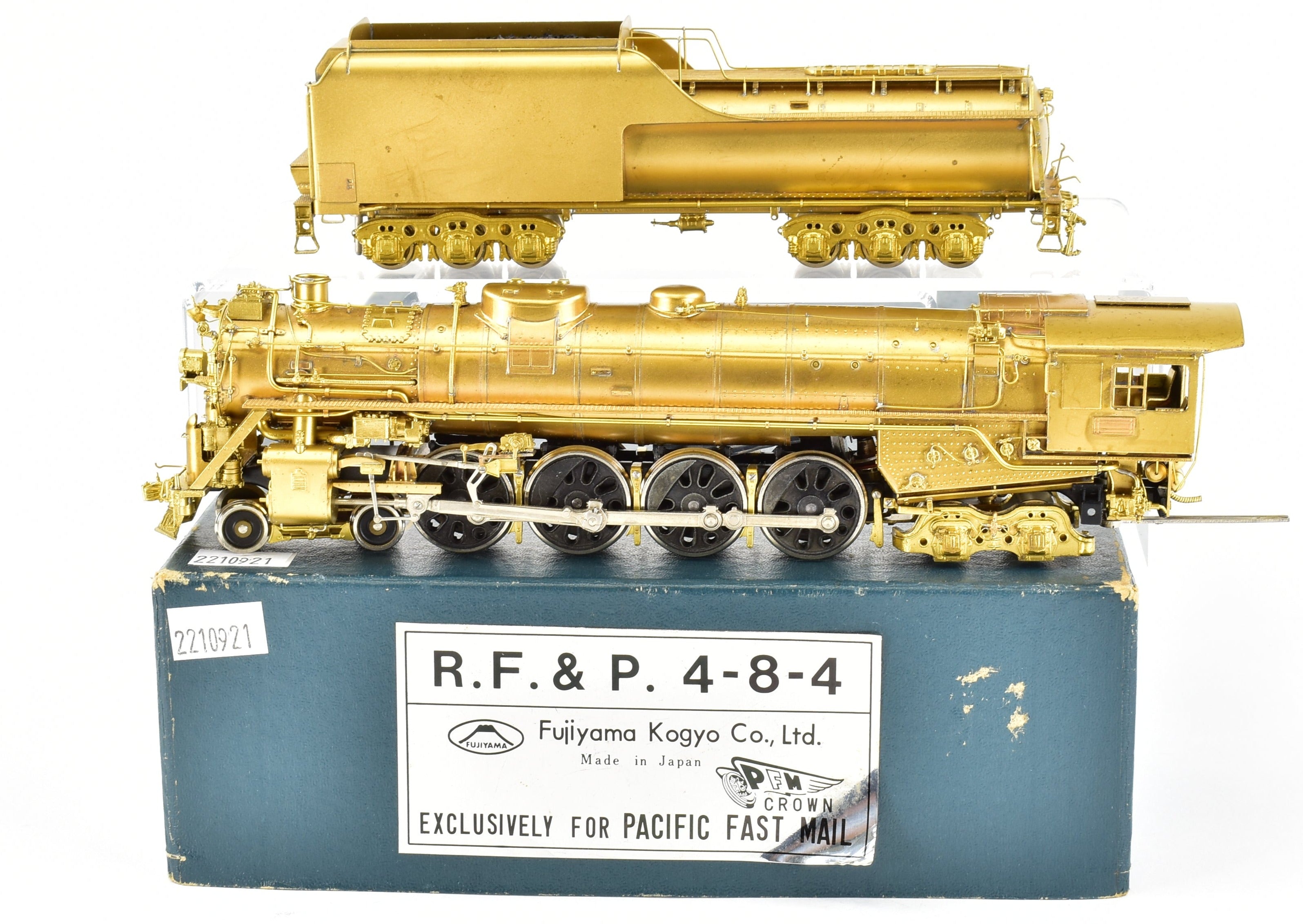 1976 HO Brass PFM - Fujiyama 4-8-4 The Governor Model, Crown Series