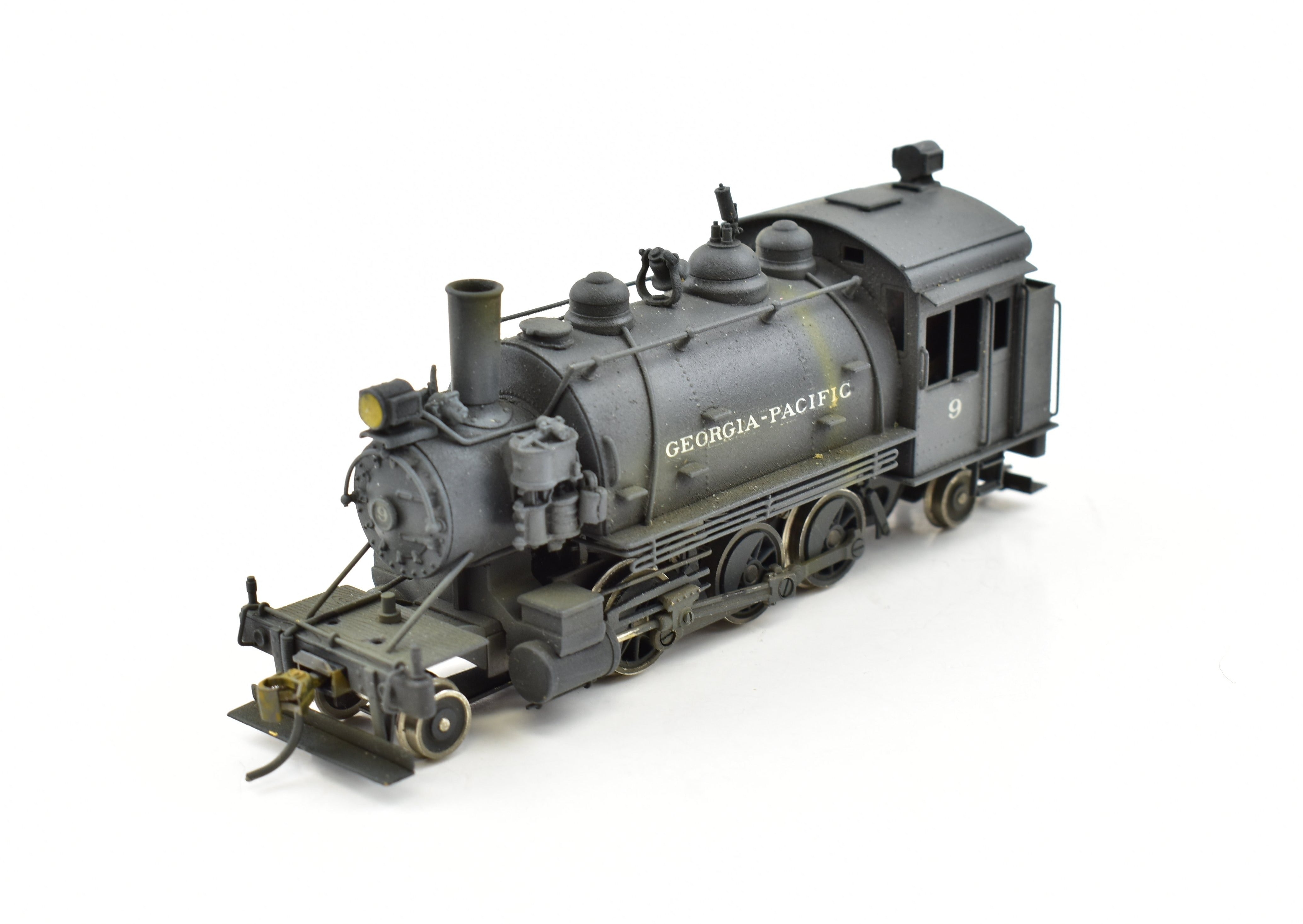 HO Scale Brass Model Train - Northwest Short Line Georgia Pacific #9 Baldwin Side Tank 2-6-2T Logger CP Replica
