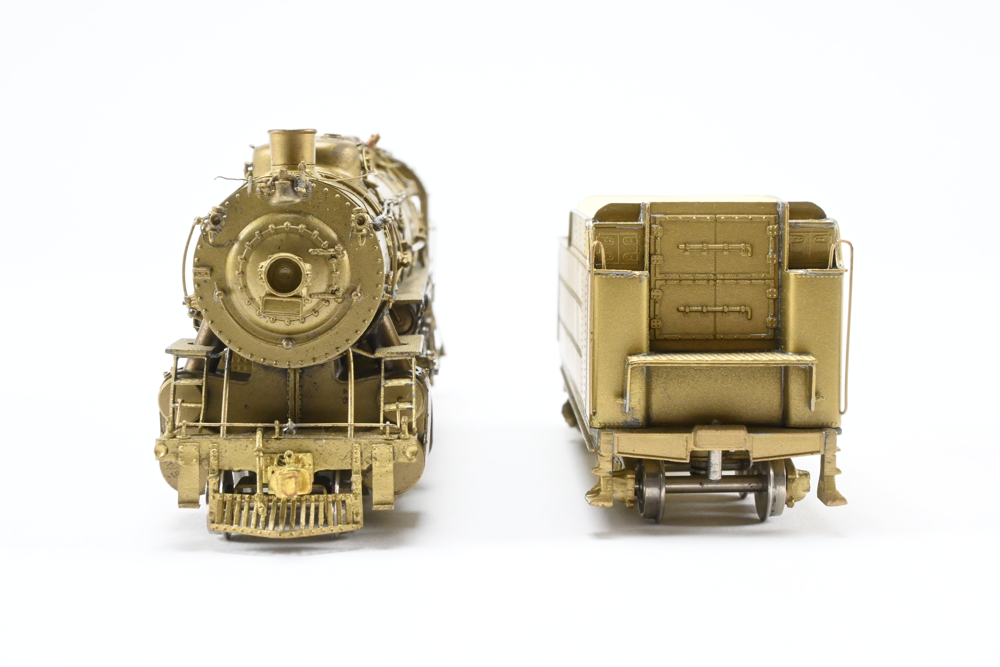 HO Scale USRA 2-10-2 Heavy Brass Model by Key Imports, 1970s