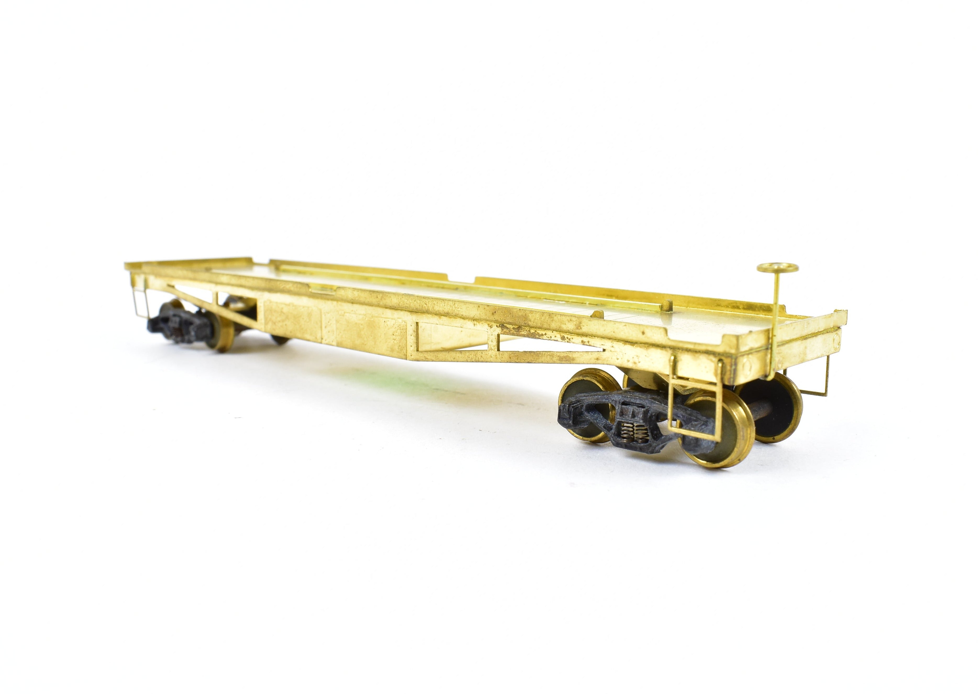 HO Scale Brass Lambert Various Roads Maintenance of Way (MOW) Flat Car with Wheel or Truck Support Function