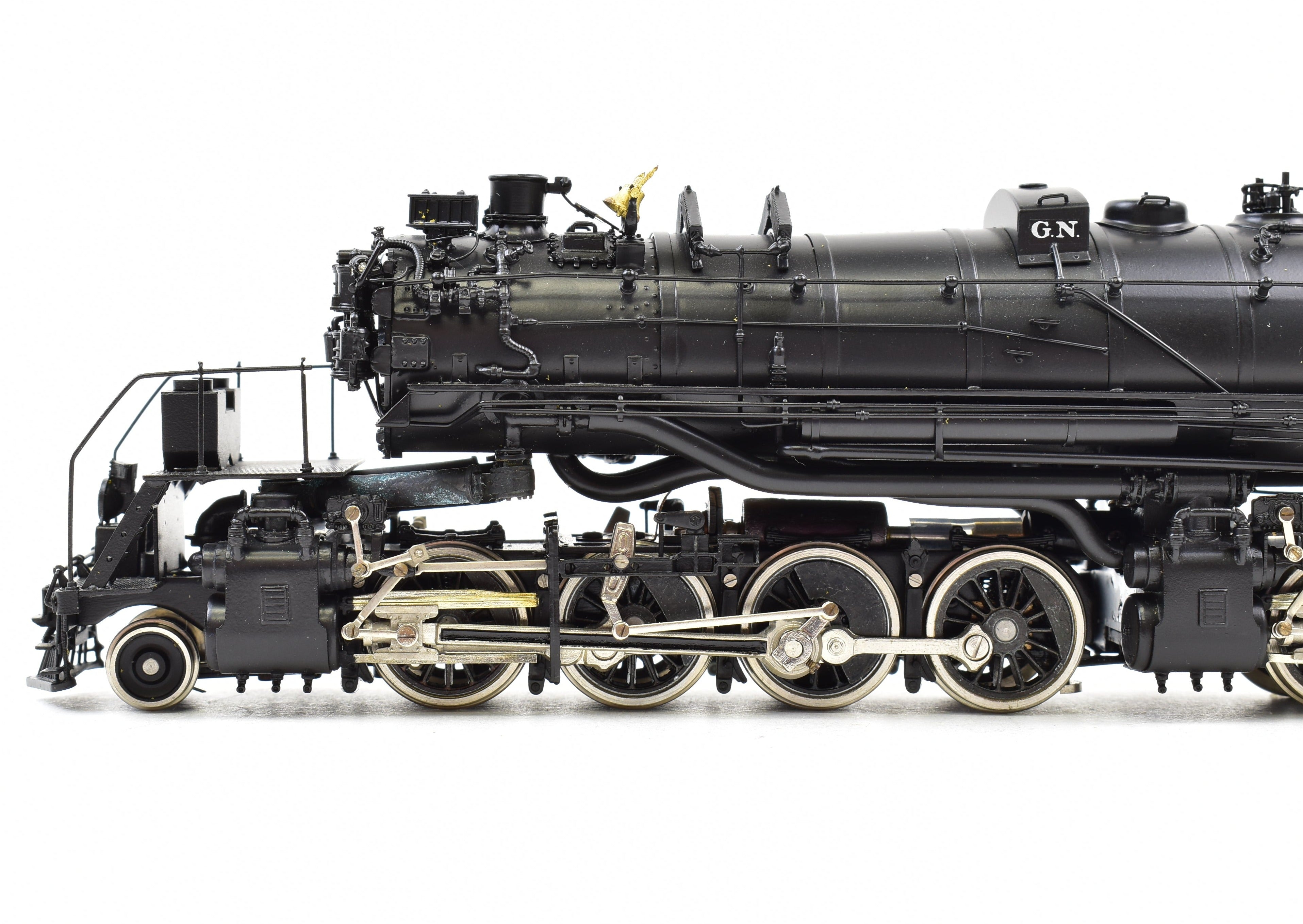 High - Quality HO Scale Brass Model Train PFM - Tenshodo GN - Great Northern 2 - 8 - 8 - 0 Class N - 3 from 1973 Production Run