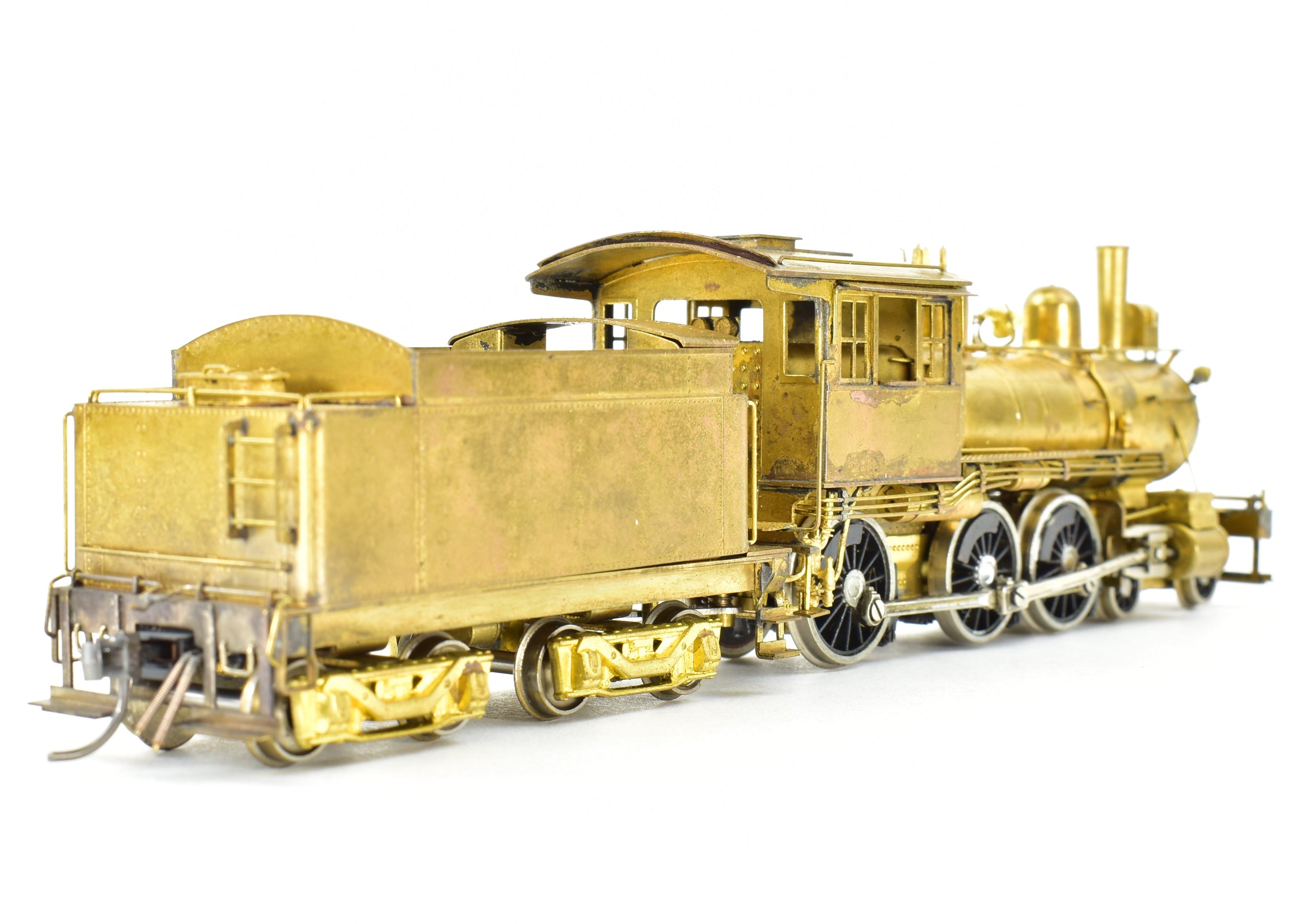 HO Scale Brass Nickel-Plated Model Train - CB&Q - Burlington Route K-2 4-6-0 Ten Wheeler, Produced by Nickel Plate Products