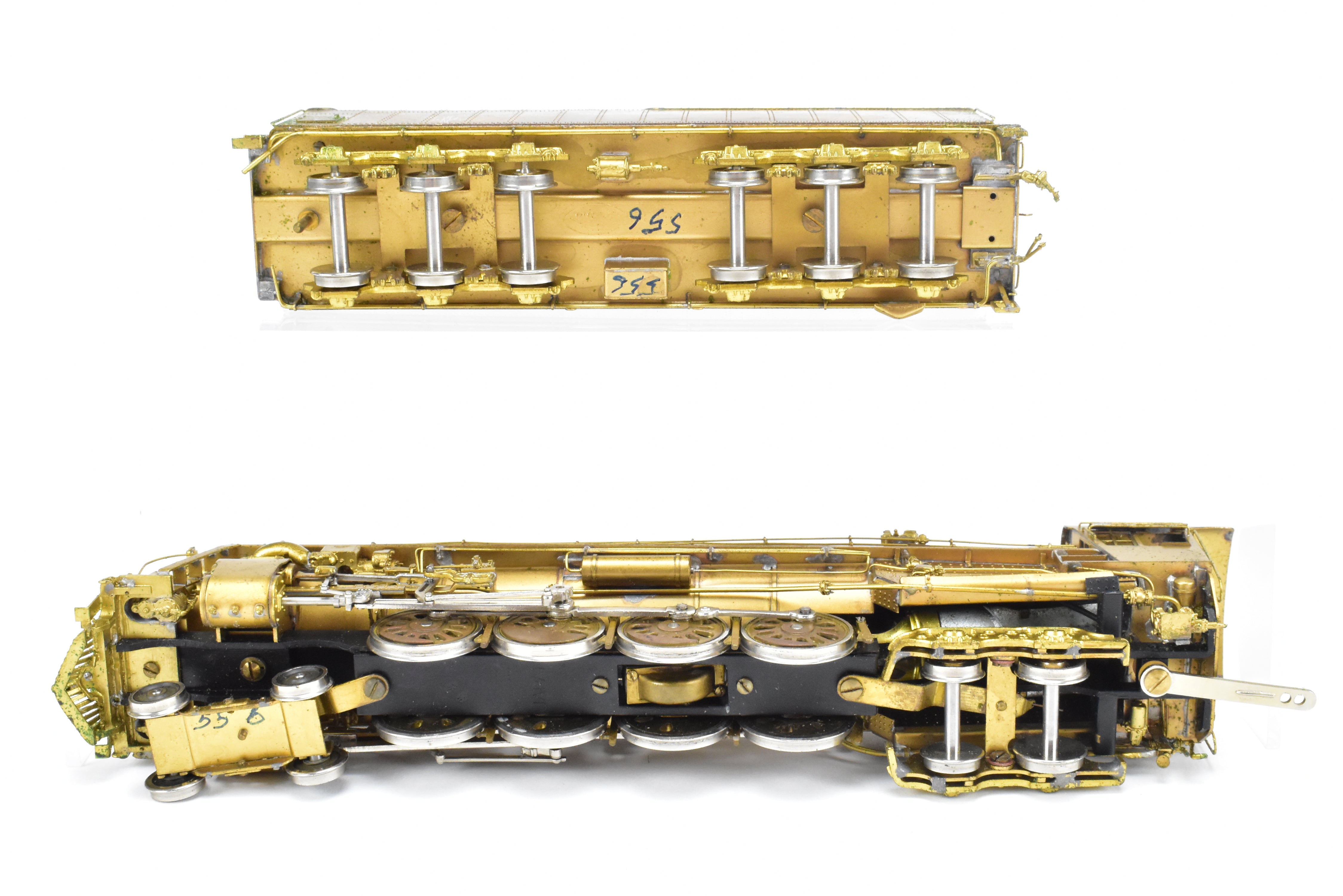 HO Scale Brass PFM - Fujiyama Missouri Pacific 4-8-4 2200 Class Steam Locomotive Model - As Is Condition