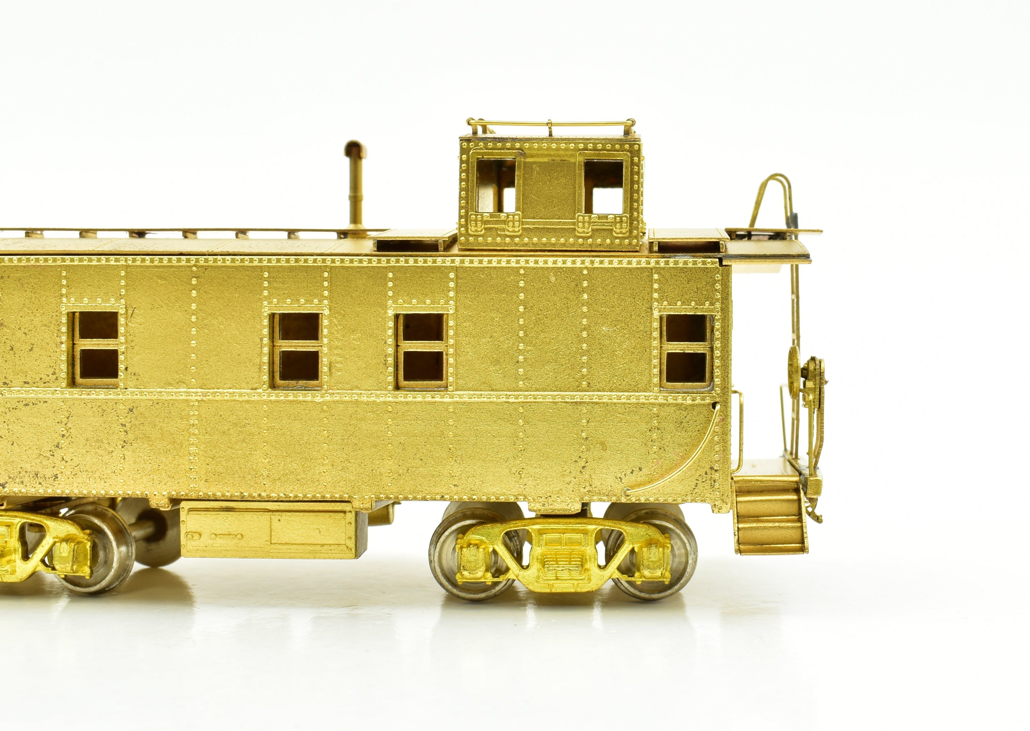 HO Scale Brass Fujiyama Santa Fe Steel Caboose - Pacific Fast Mail Model