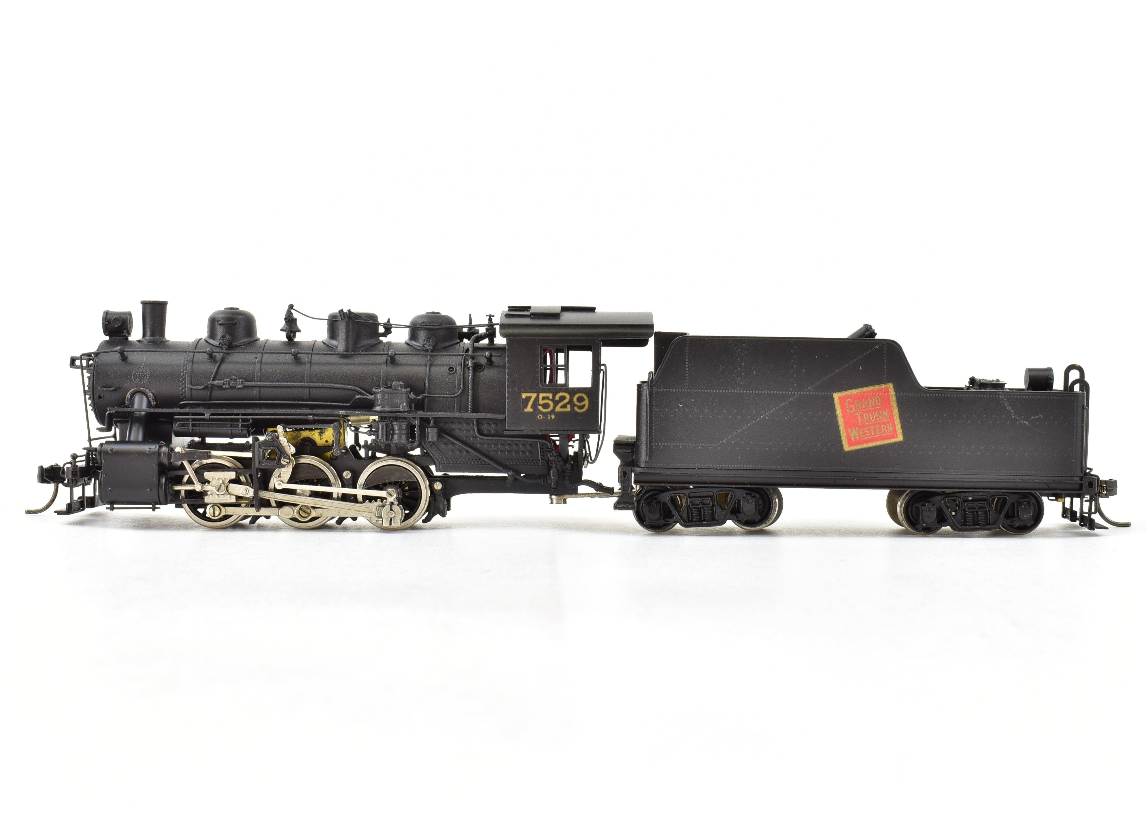 HO Scale Brass Model Train - NorthWest Short Line USRA 0-6-0 Custom Painted and Detailed to Resemble Grand Truck Western