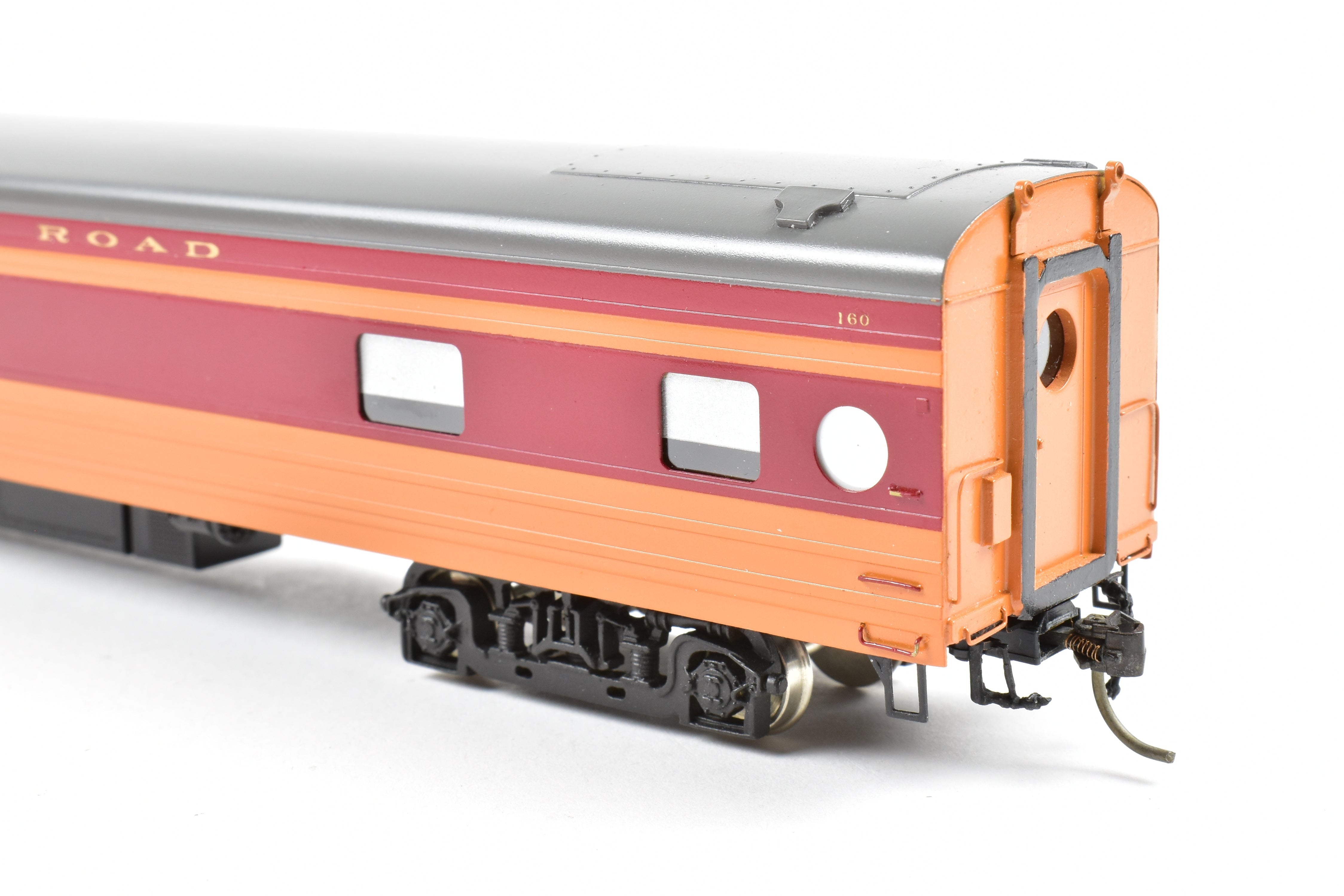 HO Scale Brass Soho Milwaukee Road #162 Custom Painted Tap - Lounge Model for Railroad Enthusiasts