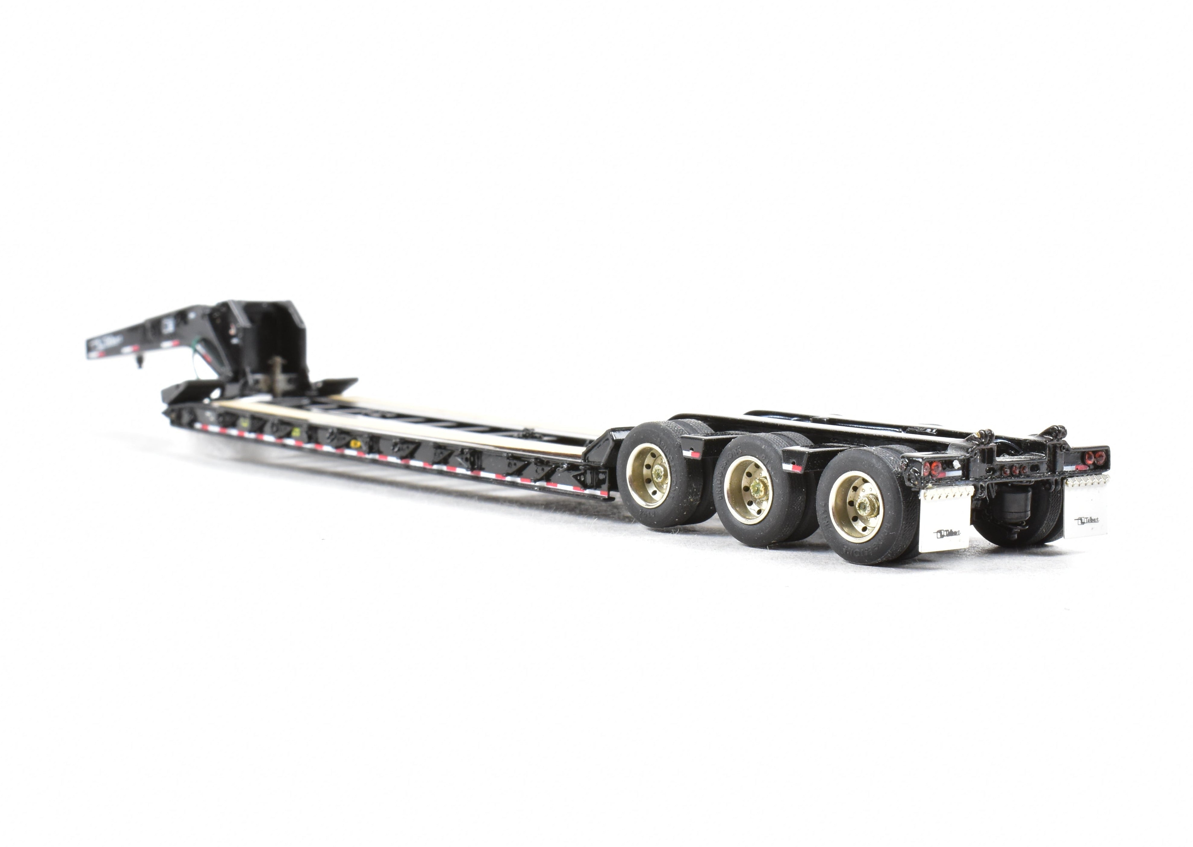 High-Quality HO Scale Brass Construction Classic Mint Collectibles Talbert 55SA Low Boy Trailer with Factory-Painted Black Finish and Fine Details