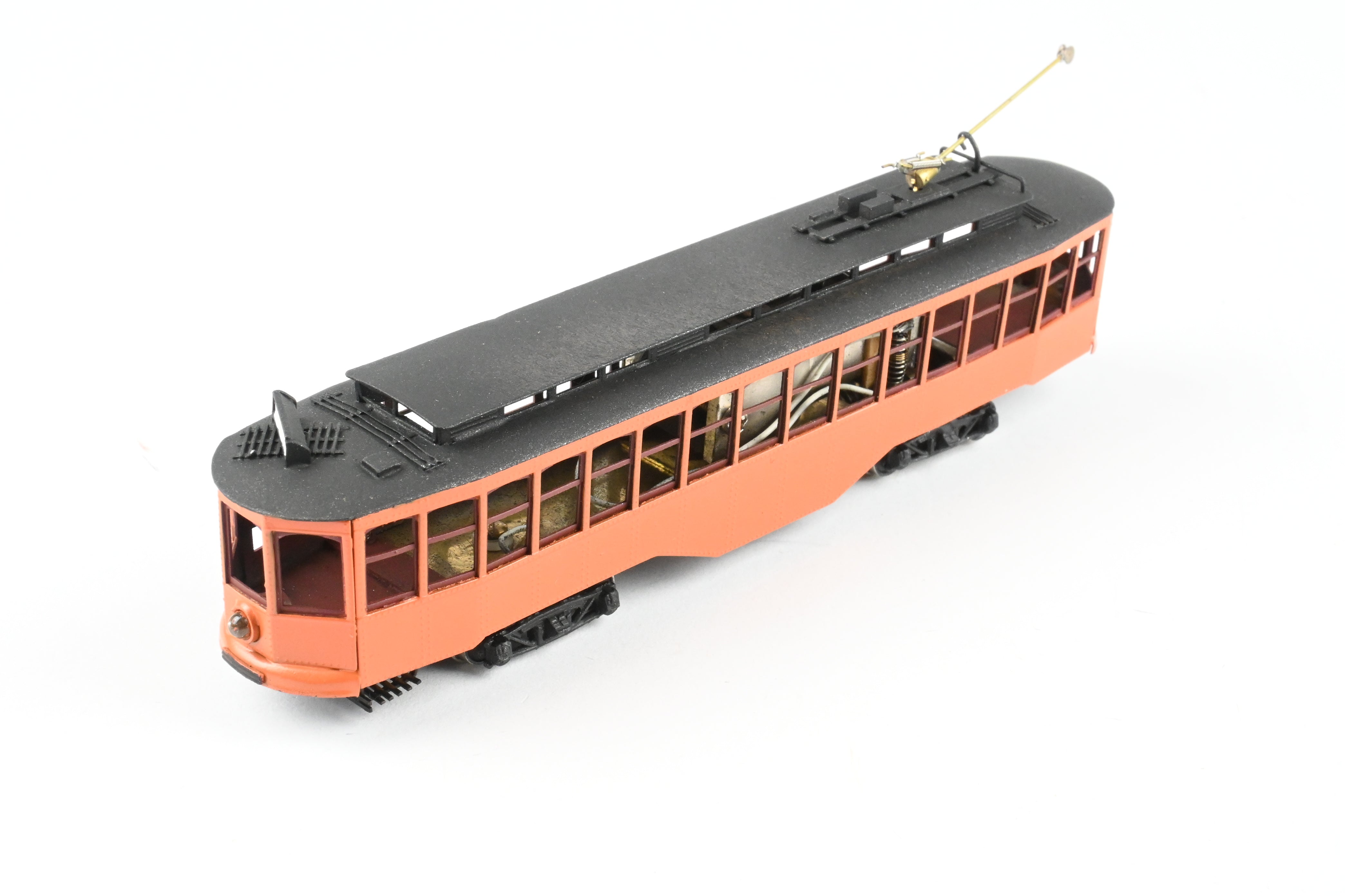 HO Scale Brass Fairfield Models Pittsburgh Railway Co. Single End Version Jones Trolley Car Collectible Model