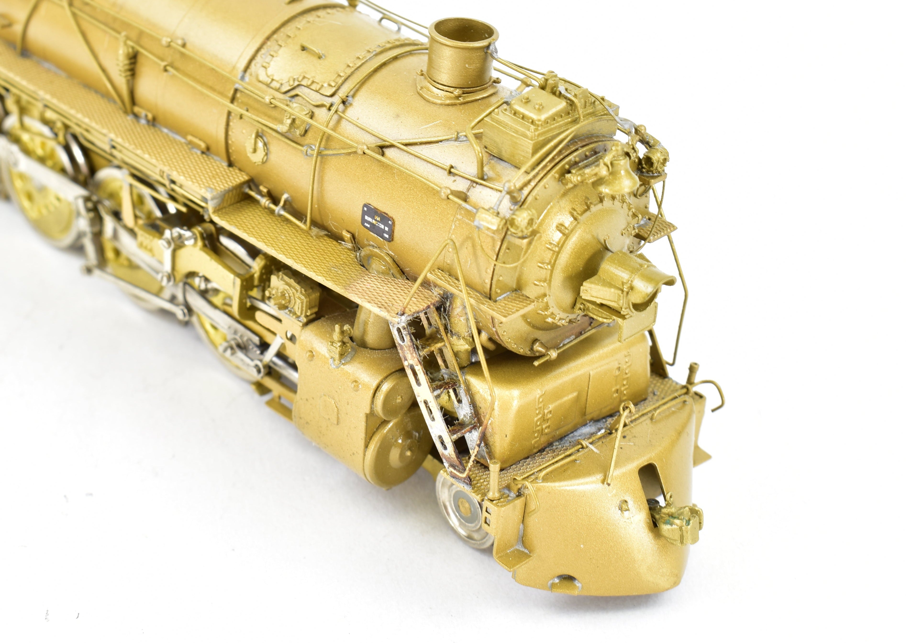 High - Quality HO Scale Brass Model Train: CON NJ Custom Brass CB&Q - Burlington Route Class O5A 4 - 8 - 4 Locomotive