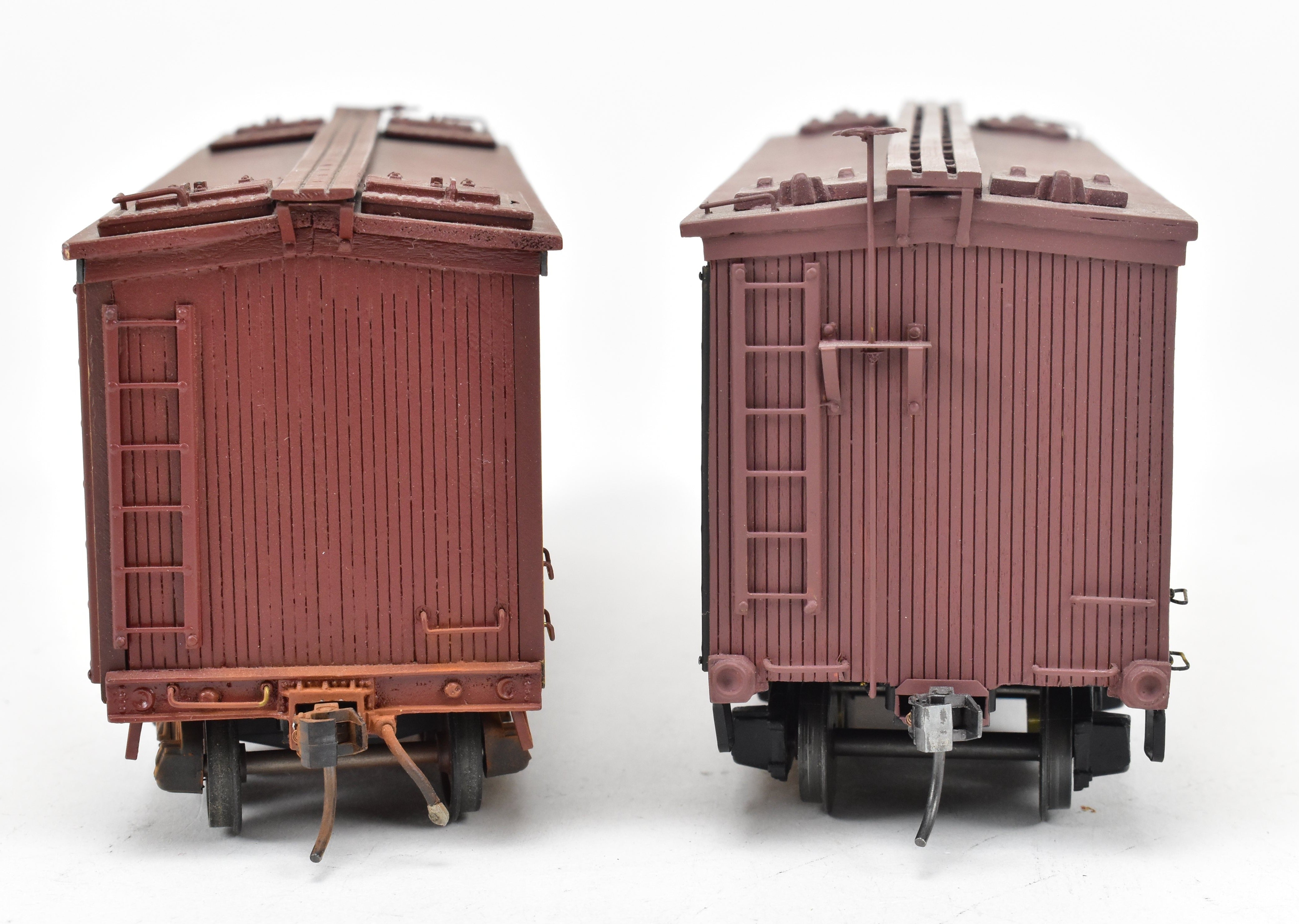 O Scale 36' Wood Beer Reefers: Schlitz & Old Heidelberg - 2 Professionally Built & Painted Models