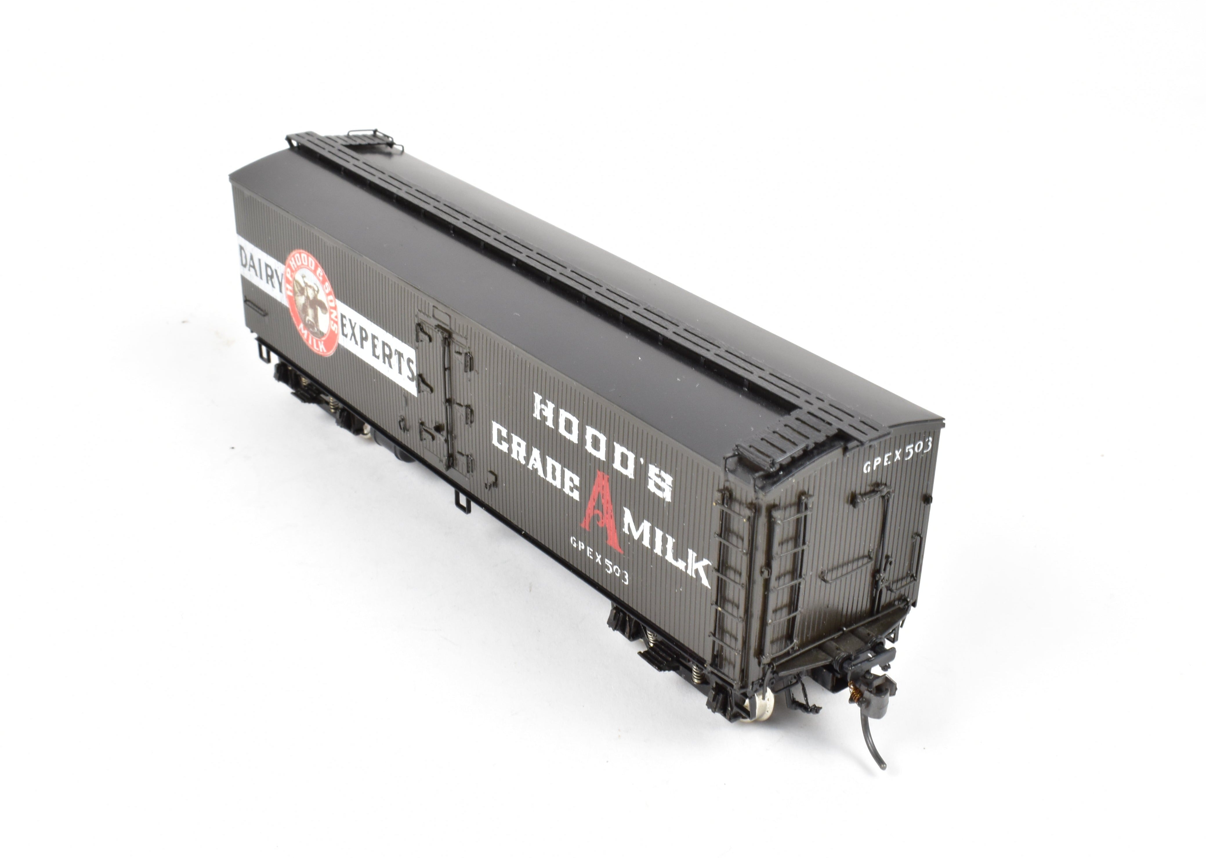 High - Quality HO Scale Brass Precision Scale Co. Model Train GPEX 41 - Foot Wood Sheath Milk Tank Car Hoods FP for Collectors