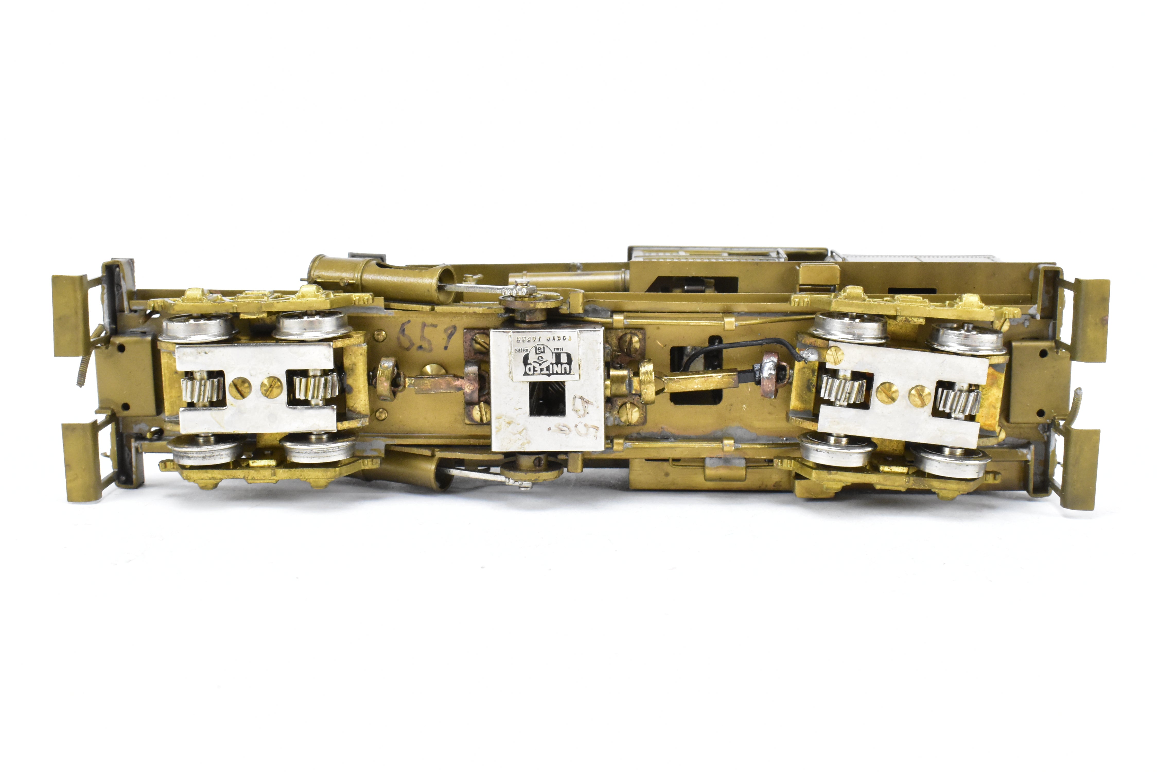 HO Scale Brass PFM - United 2-Truck Logging Climax Geared Locomotive Model for Railroad Enthusiasts