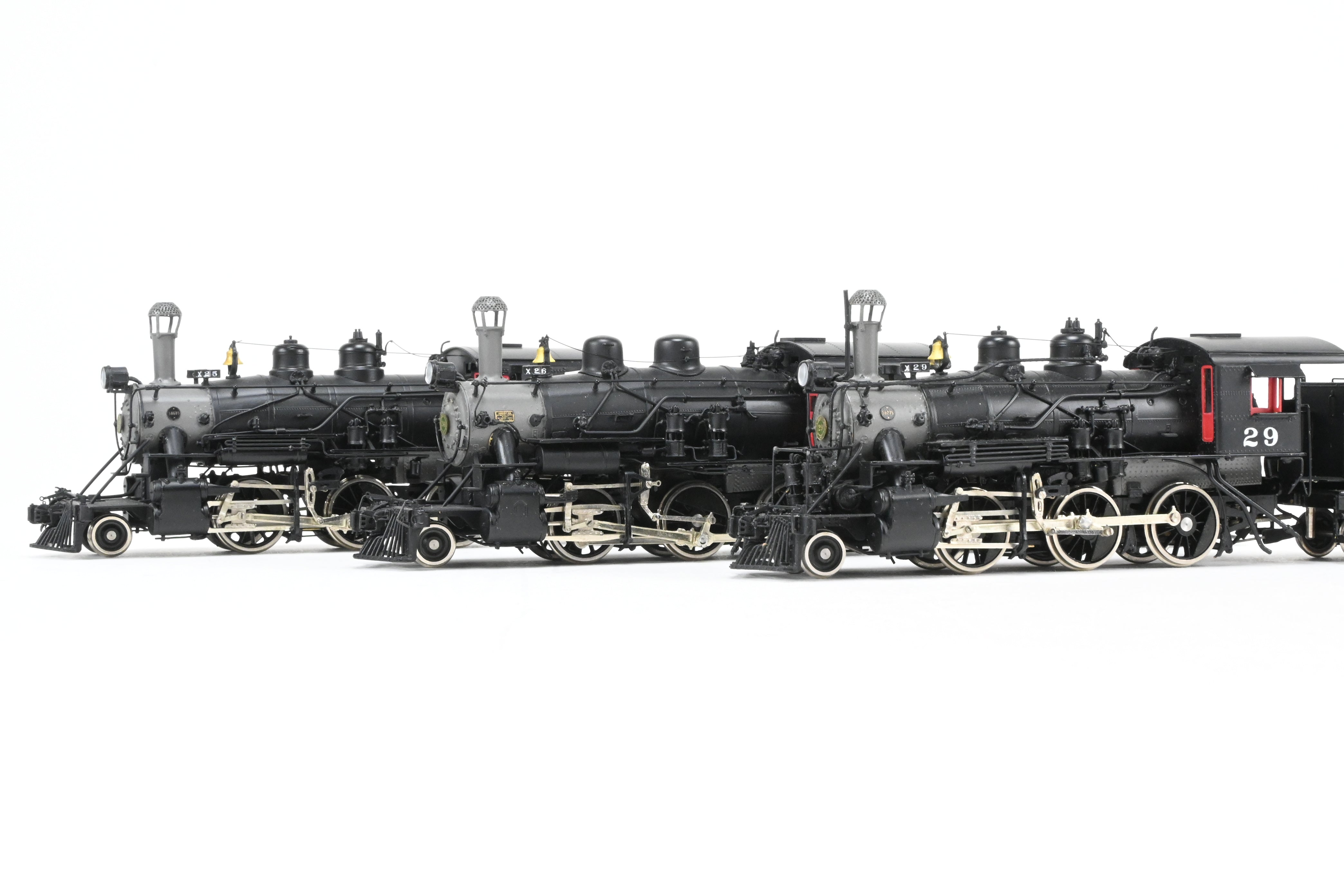 HO Brass 3-Locomotive Set from Beaver Creek - Heritage Line Serial #28