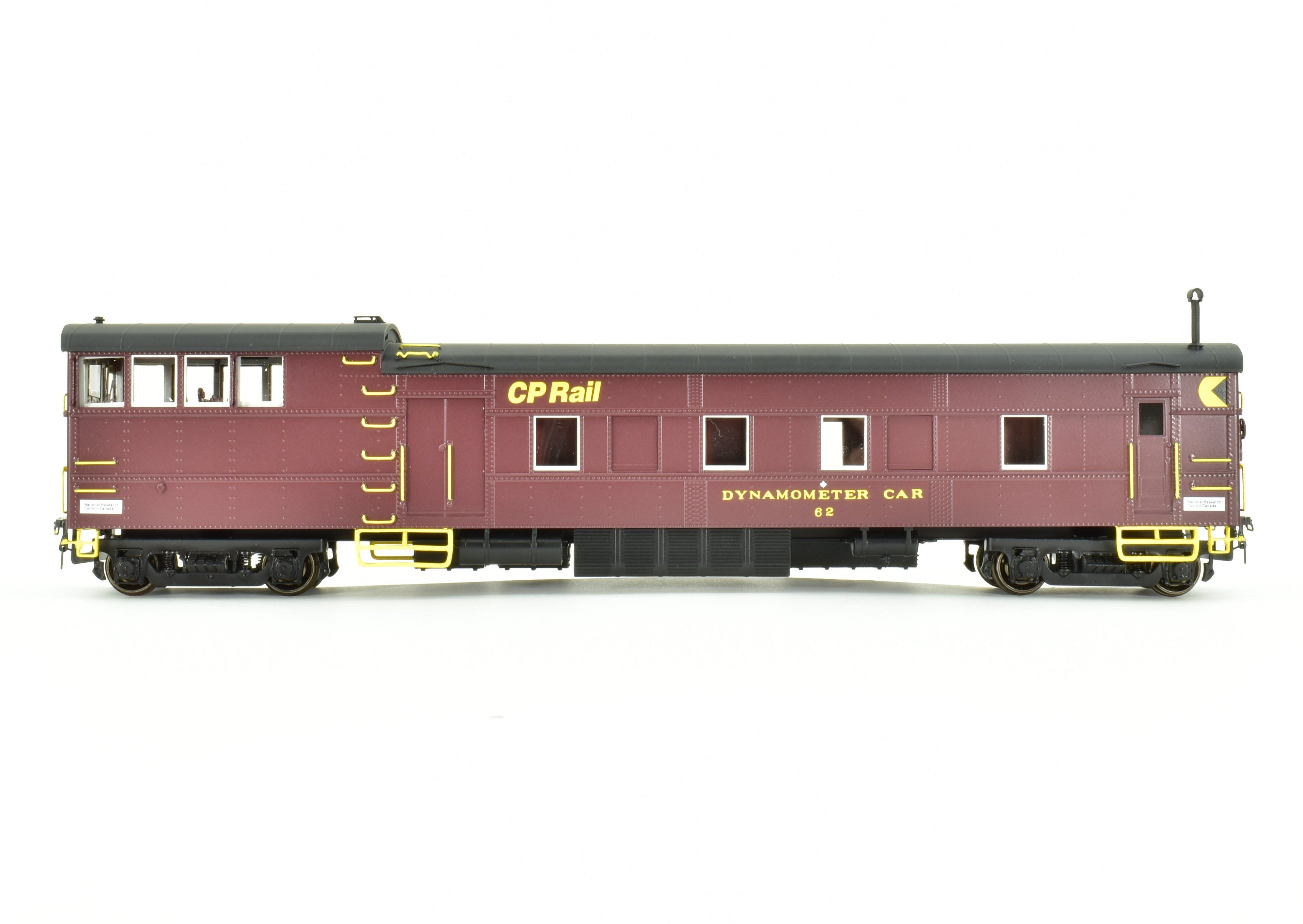 HO Brass OMI Canadian Pacific Rail Dynamometer Car FP 1993 Era Model