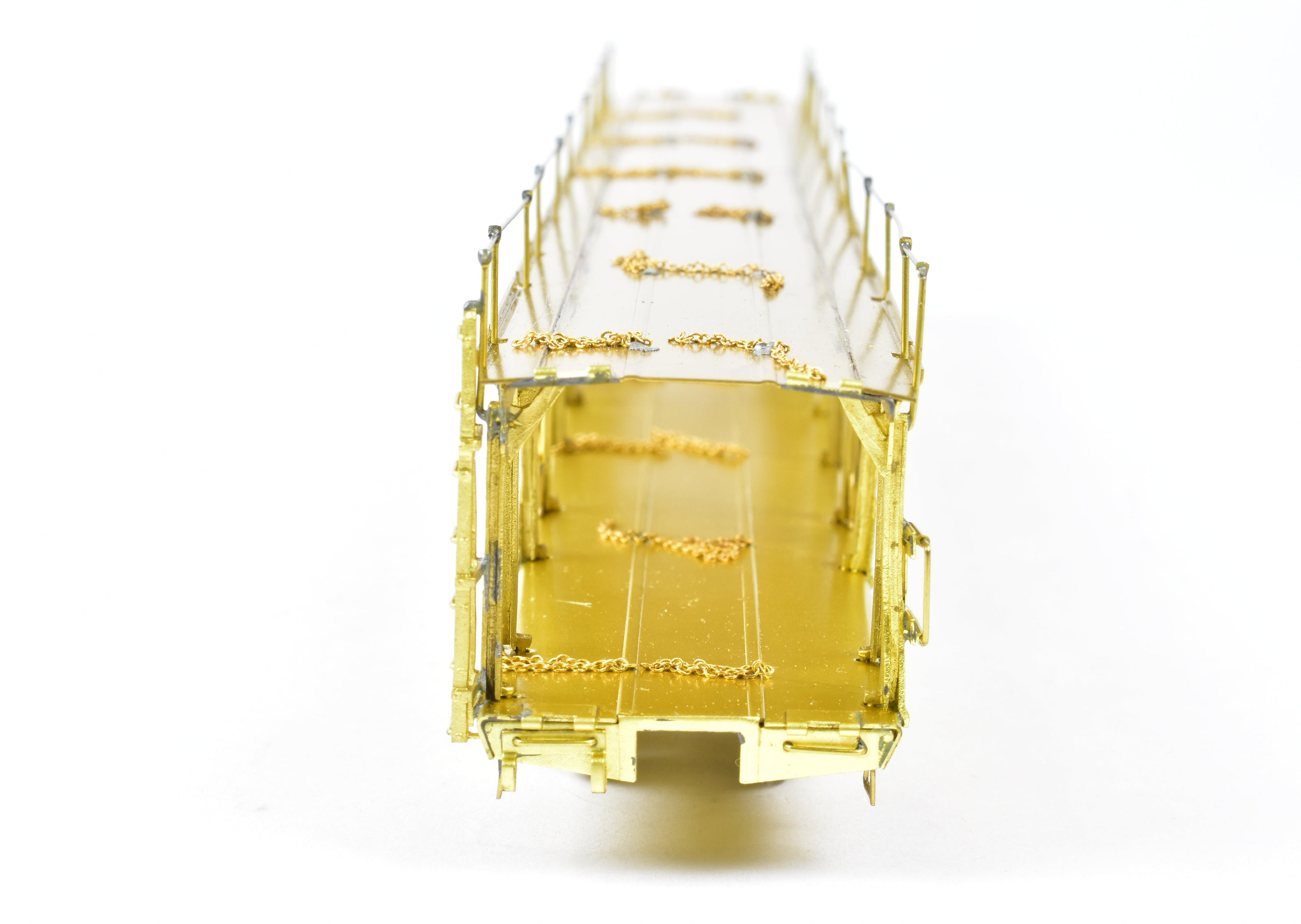 HO Brass Bi - Level Open Auto Rack by OMI Overland Models, Inc. for Various Roads
