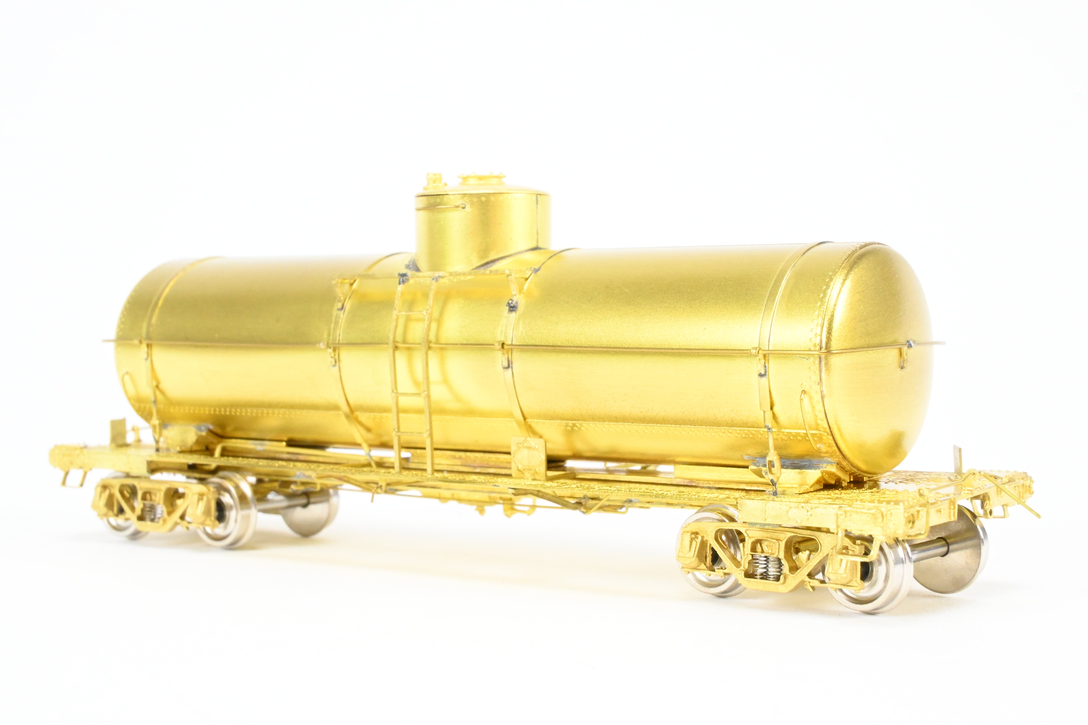 HO Scale Brass OMI - Overland Models, Inc. Union Tank Lines 10,000 Gallon Single - Dome Uninsulated Tank Car of Various Roads, Model Built in 1990s by Ajin in Korea