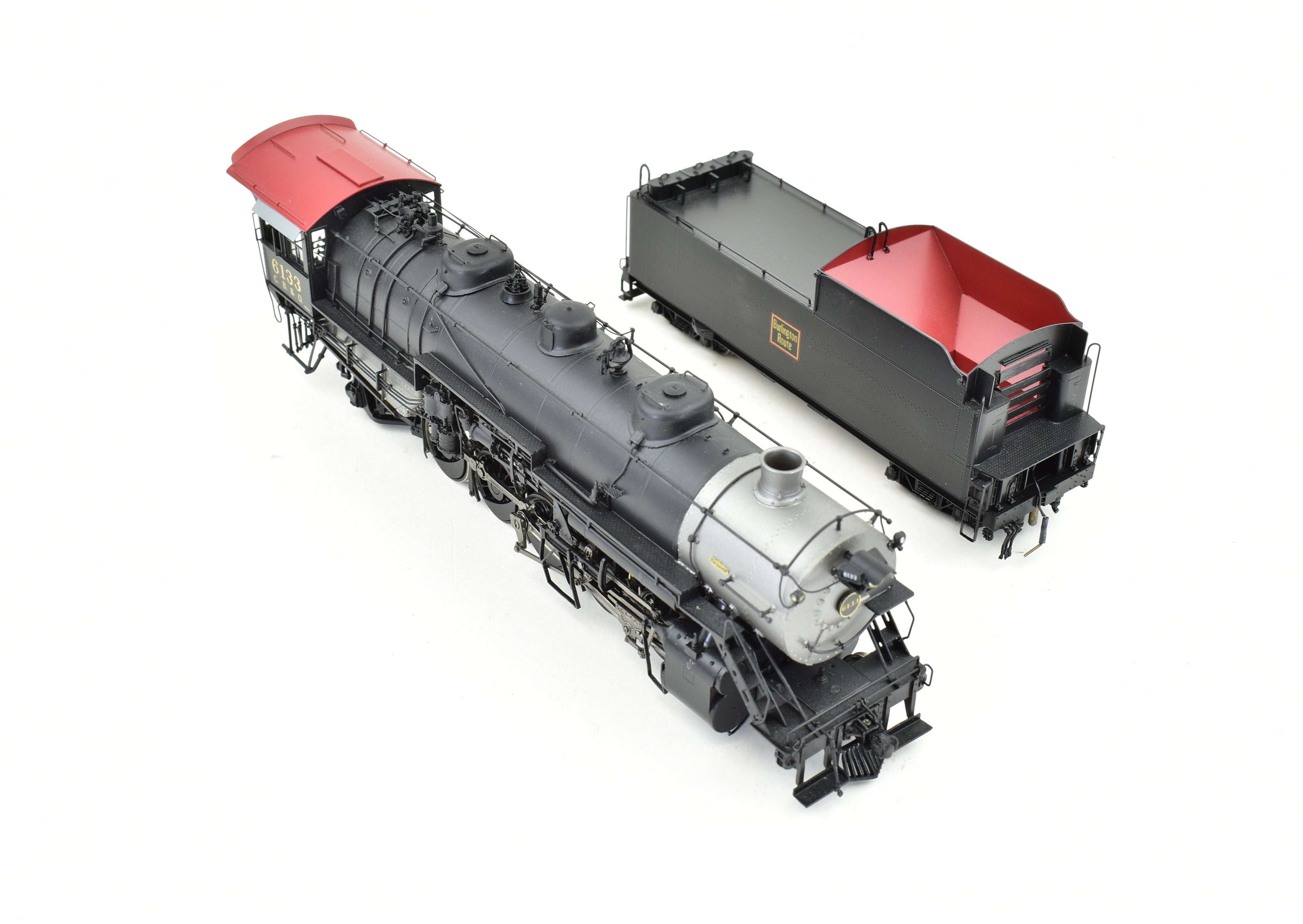 High - Quality HO Scale Brass Steam Locomotive CON CIL - Challenger Imports CB&Q - Burlington Route Class M2A 2 - 10 - 2 FP #6133 Model