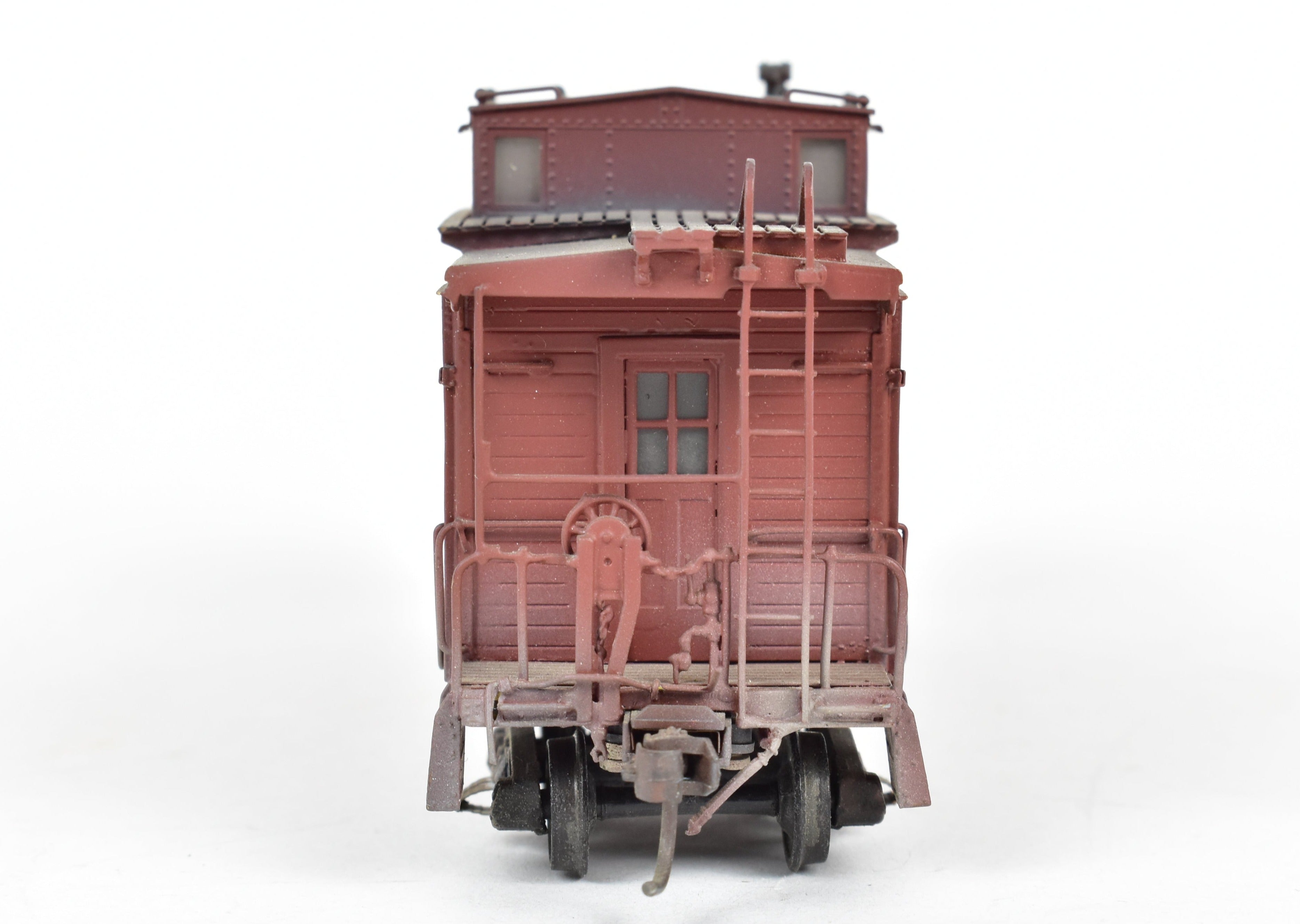 HO Scale Brass OMI - Overland Models, Inc. Custom Painted CRI&P - Rock Island Wood Caboose Model #17719