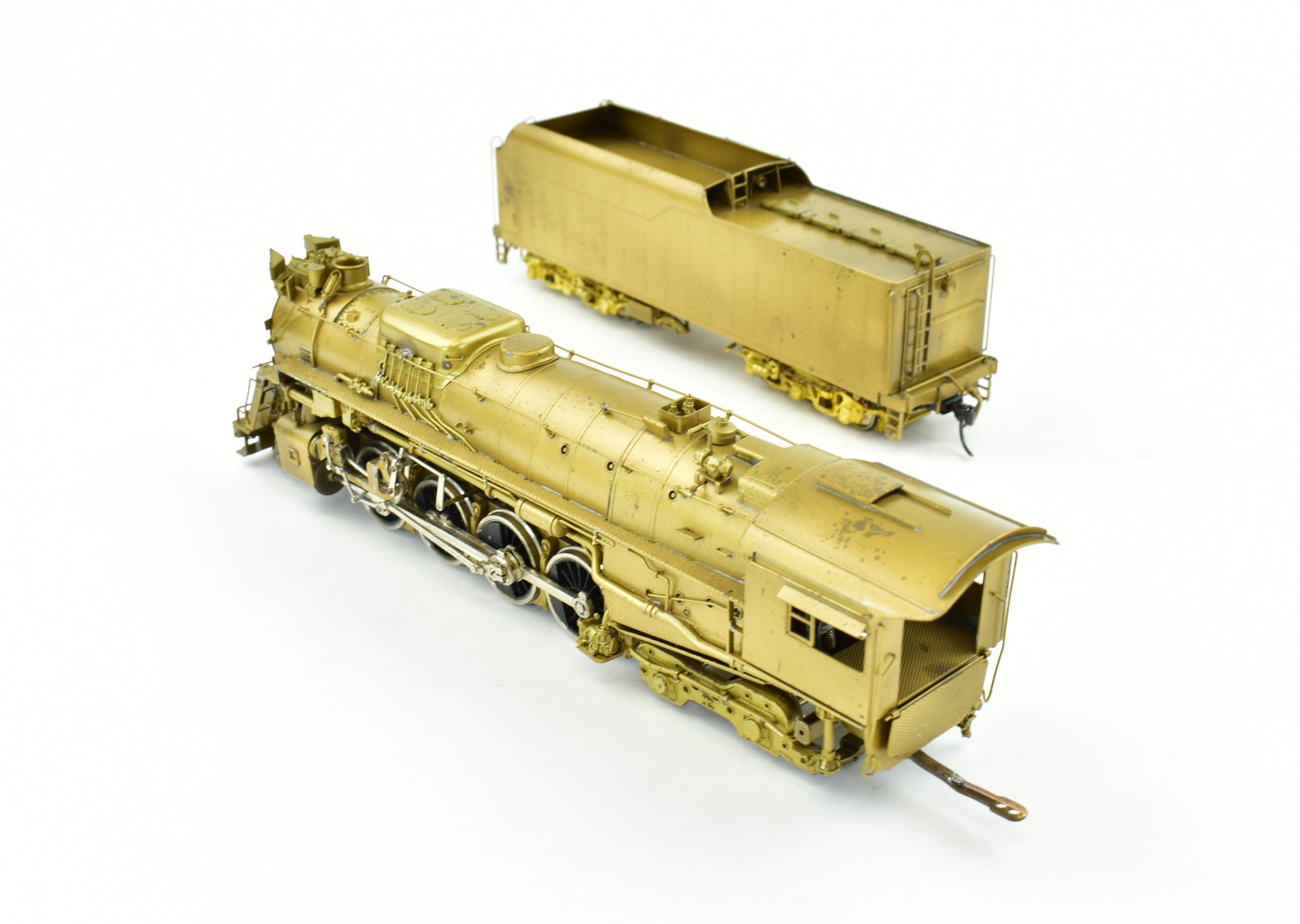 High - Quality HO Scale Brass Pacific Fast Mail (PFM) Model Train - United C&O, Chesapeake & Ohio 2 - 8 - 4 Alco Kanawha, 1977 Edition