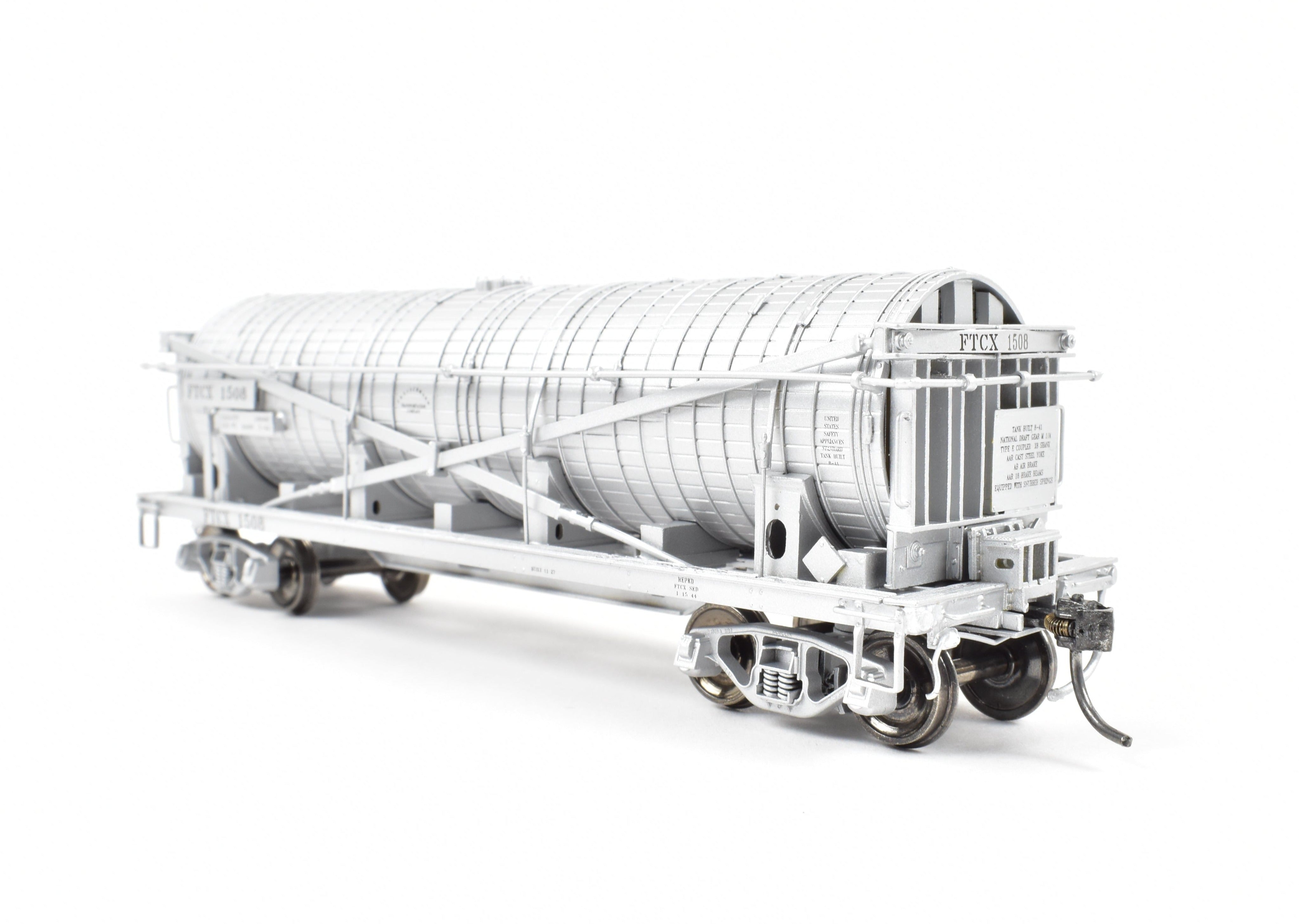 HO Scale New Brass Model Train - North Bank Line Various Roads FTCX 1508 Fleishman's Vinegar Car, a High - Quality Collectible