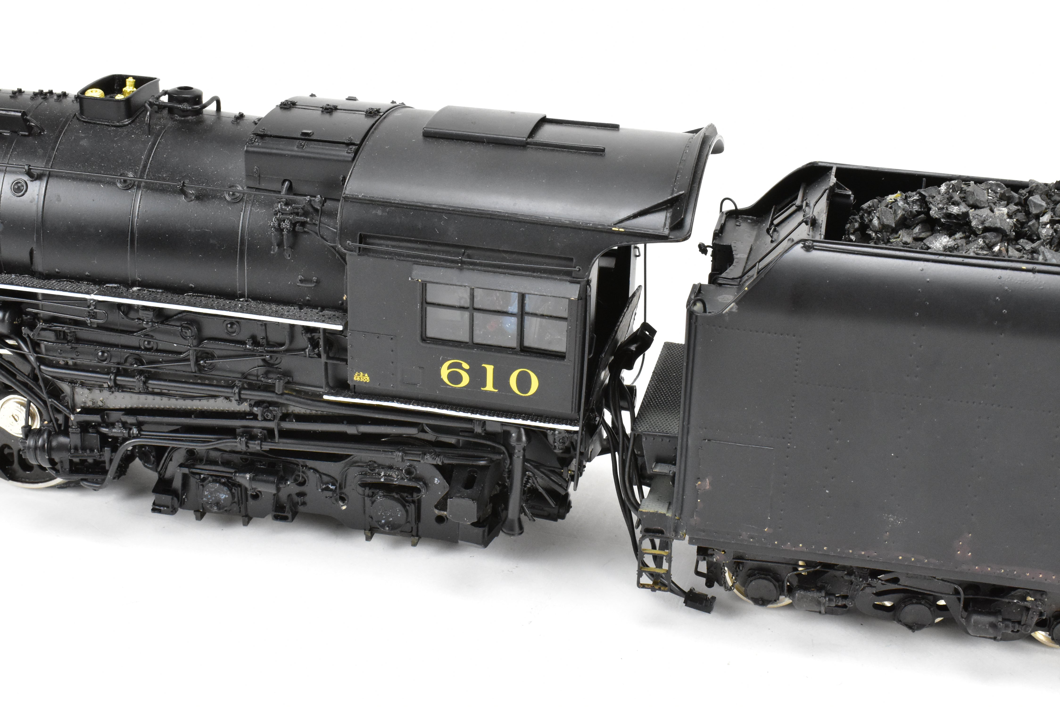 O Scale Brass Precision Scale Co. C&O J-3a 4-8-4 Greenbrier 2-Rail FP #610 As-Is