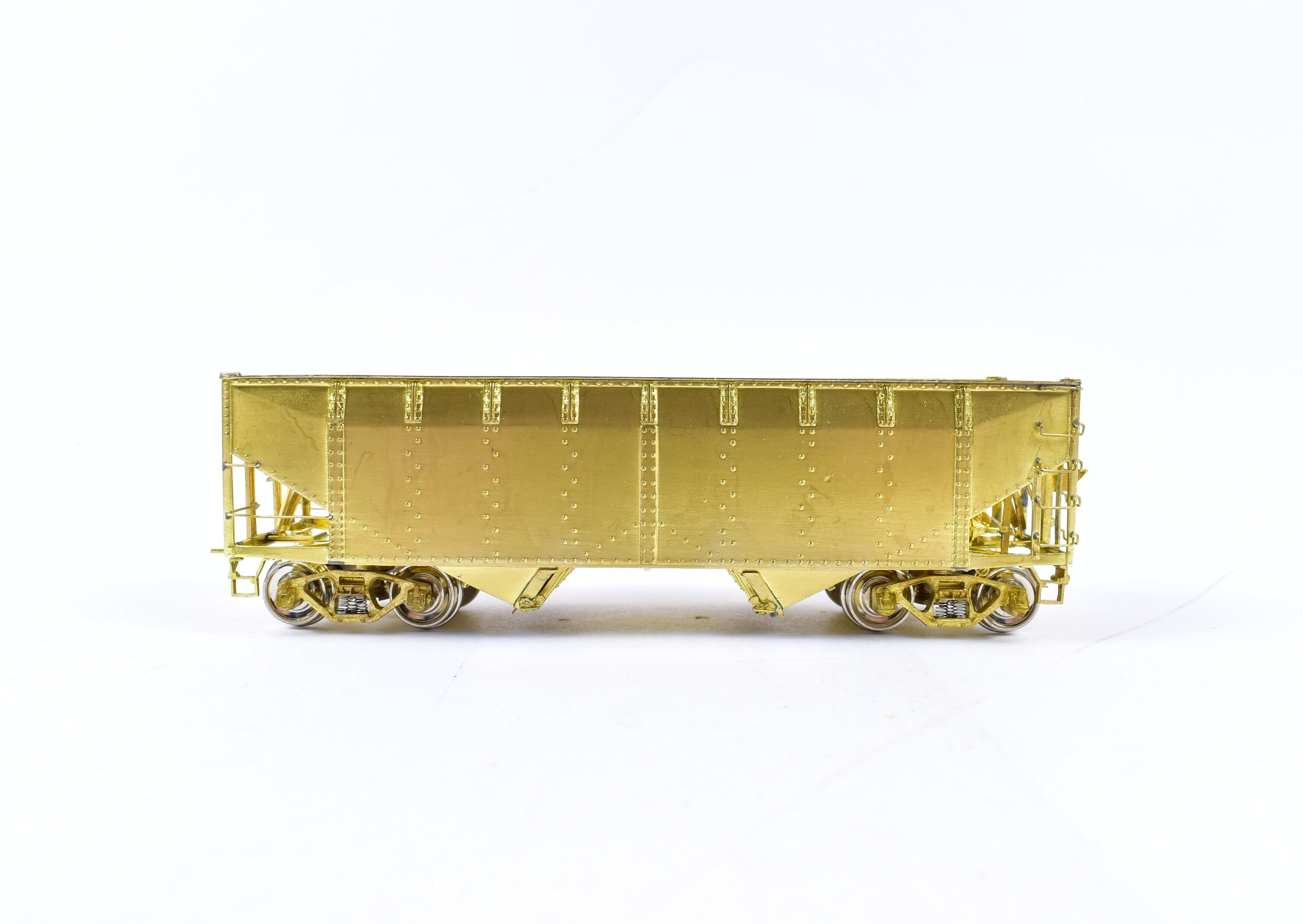 HO Scale Brass Freight Car - Overland Models, Inc. Chesapeake & Ohio (C&O) H-6 2 Bay Hopper Model