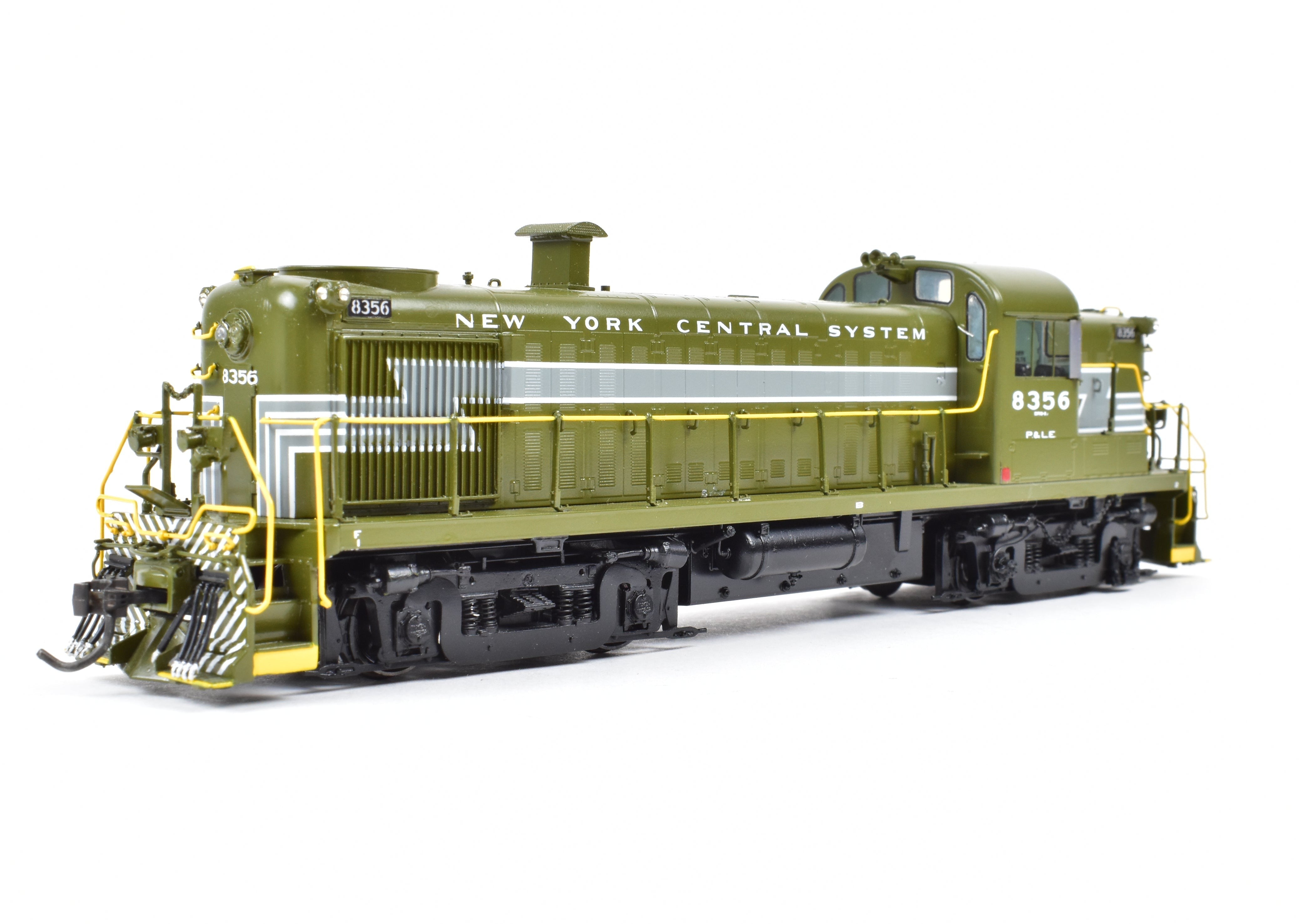 HO Scale Brass OMI P&LE RS-3 #8356 Olive Green DCC-Equipped Model