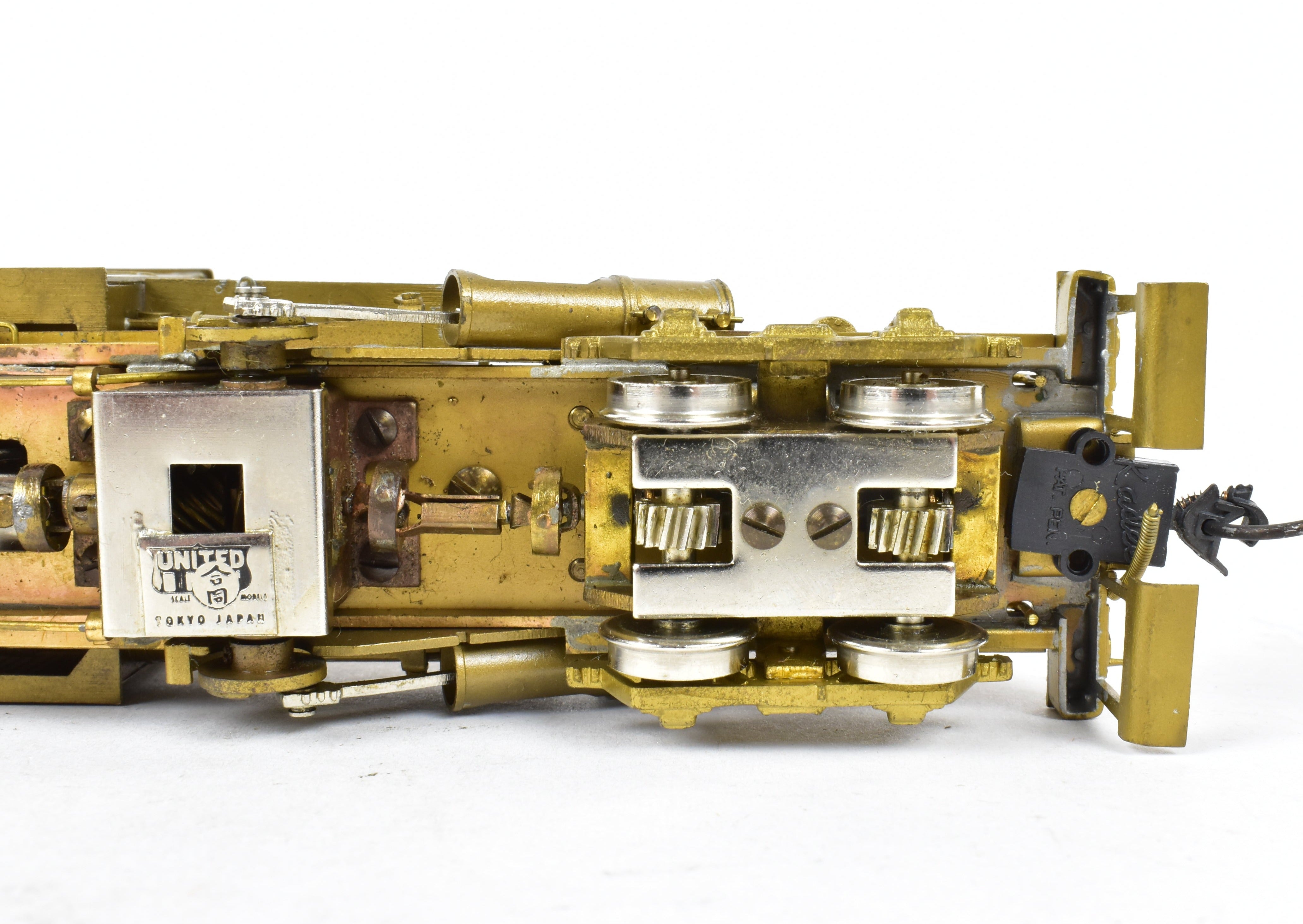 HO Scale Brass PFM - United 2-Truck Logging Climax Geared Locomotive with Diamond Stack