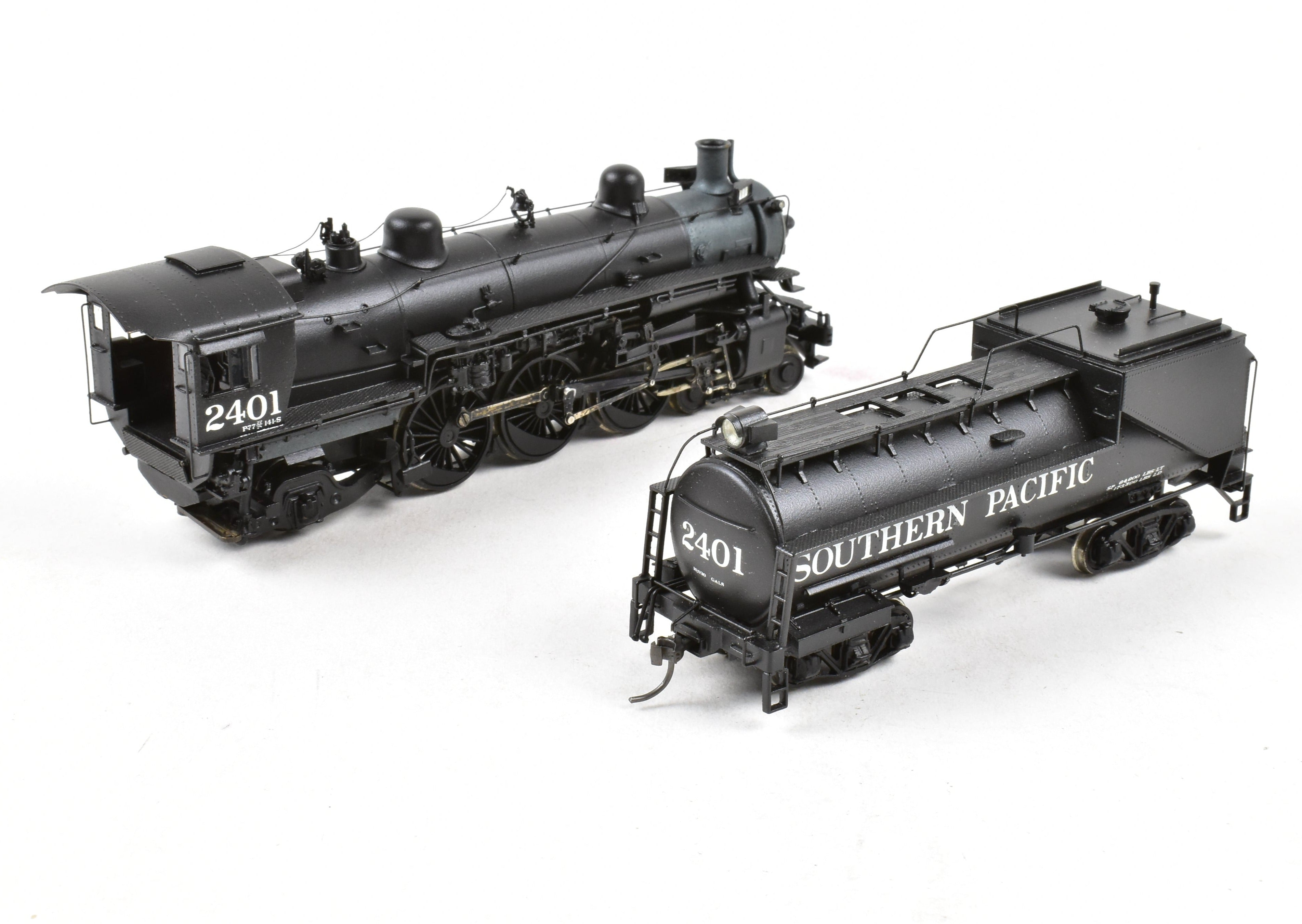 HO Scale Brass Model Train - Westside Model Co. Southern Pacific Class P - 4 4 - 6 - 2 Pacific Locomotive with Custom Painting