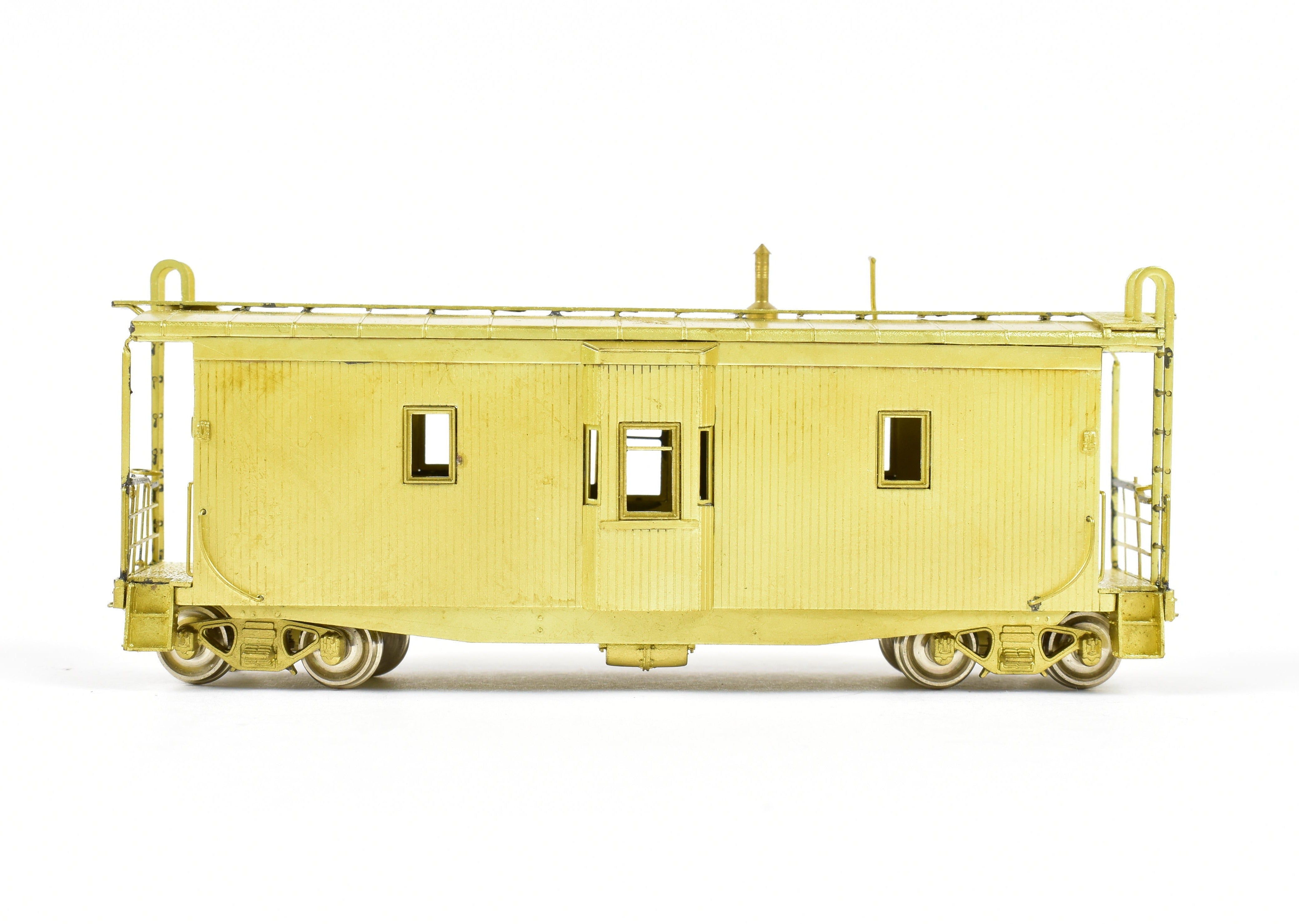 HO Scale Brass Northern Pacific Wood Bay Window Caboose Model #10506 - 10594 by Overland Models, Inc. (OMI)